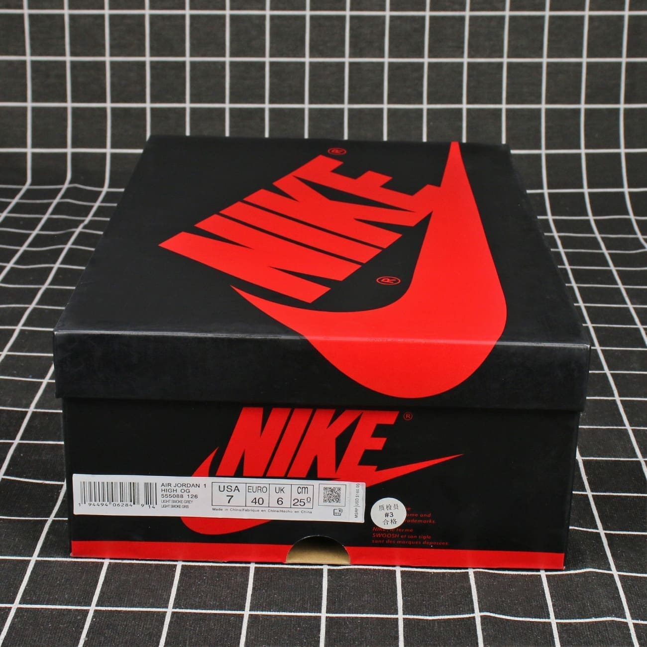 Jordan 1 Retro High Light Smoke Grey Replica