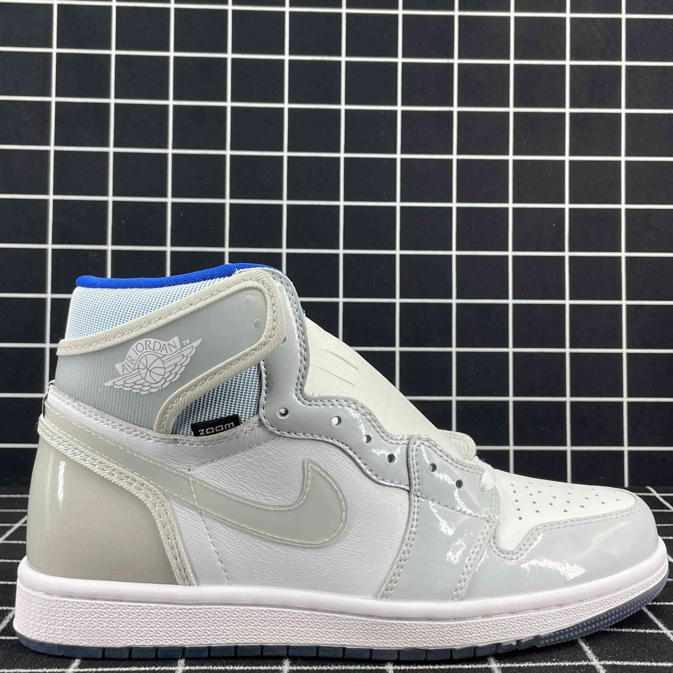 Jordan 1 Retro High Zoom White Racer Blue Replica