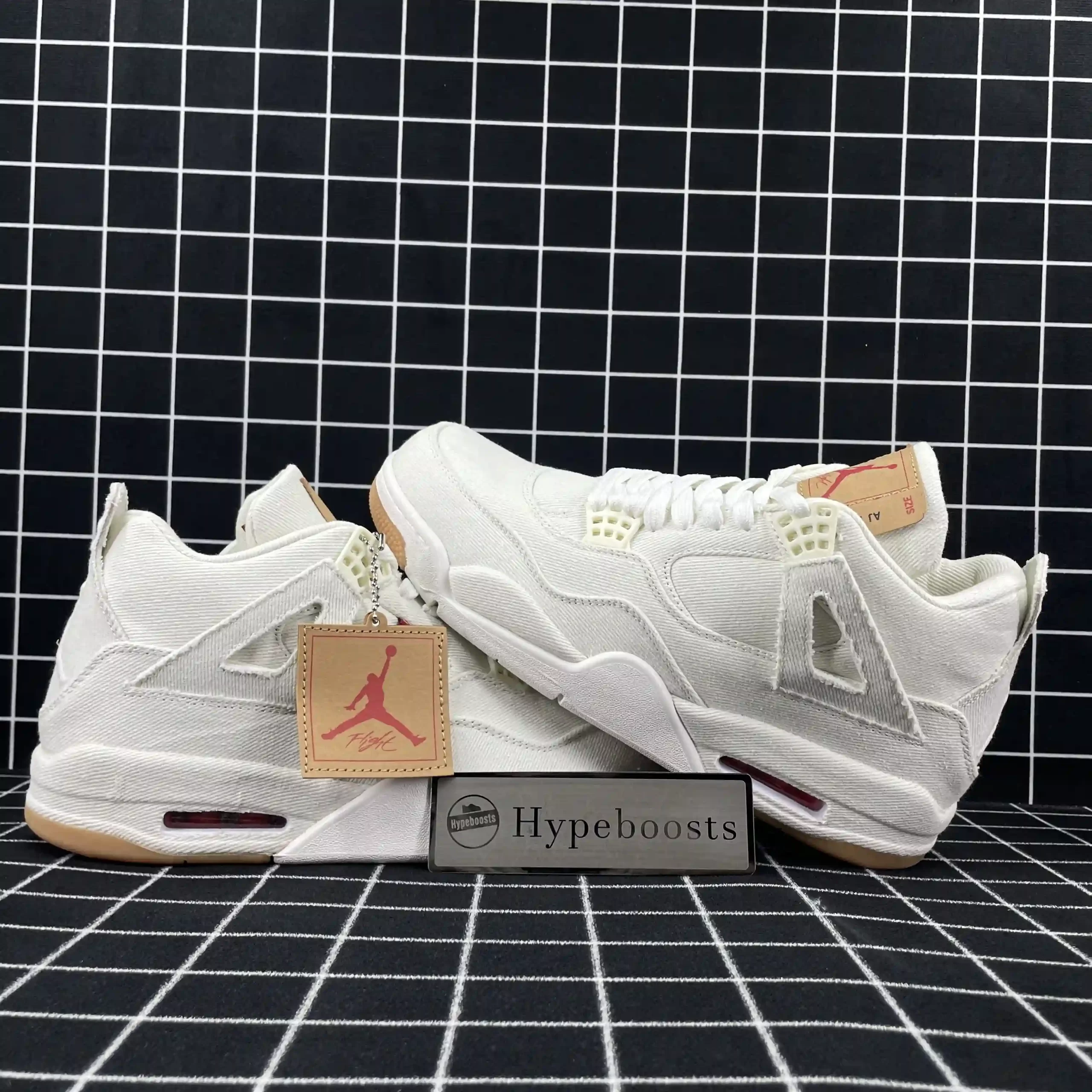Jordan 4 Retro Levi’s White Replica