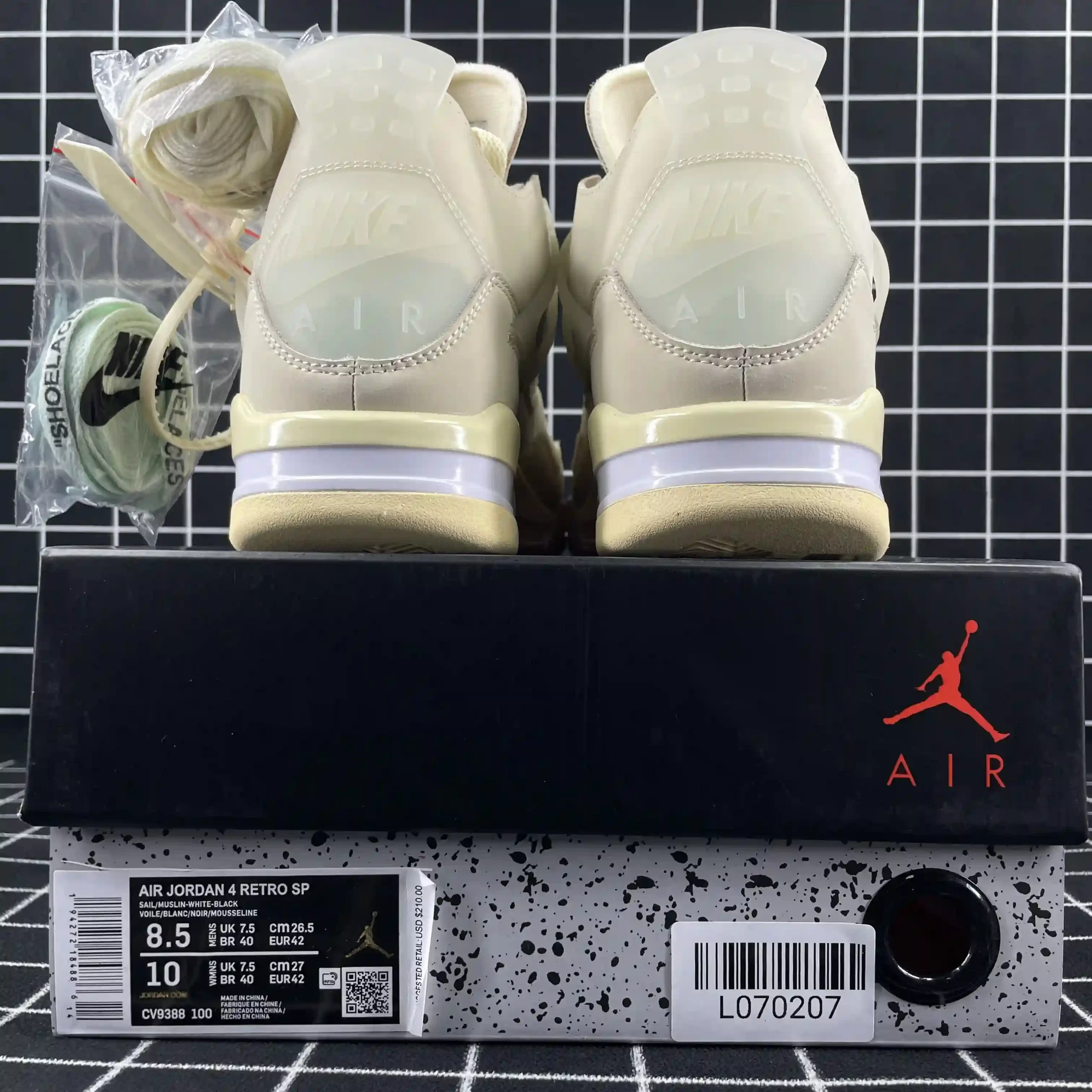 Jordan 4 Retro Sail Replica