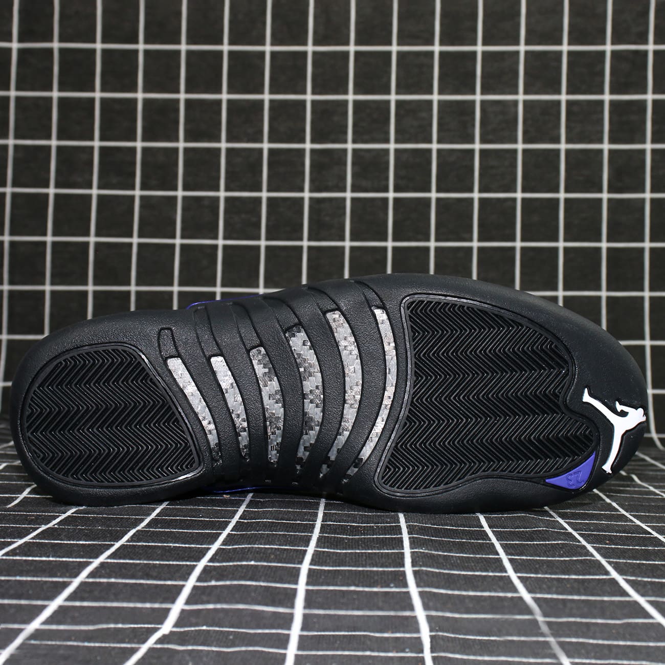 Jordan 12 Retro Black Dark Concord Replica
