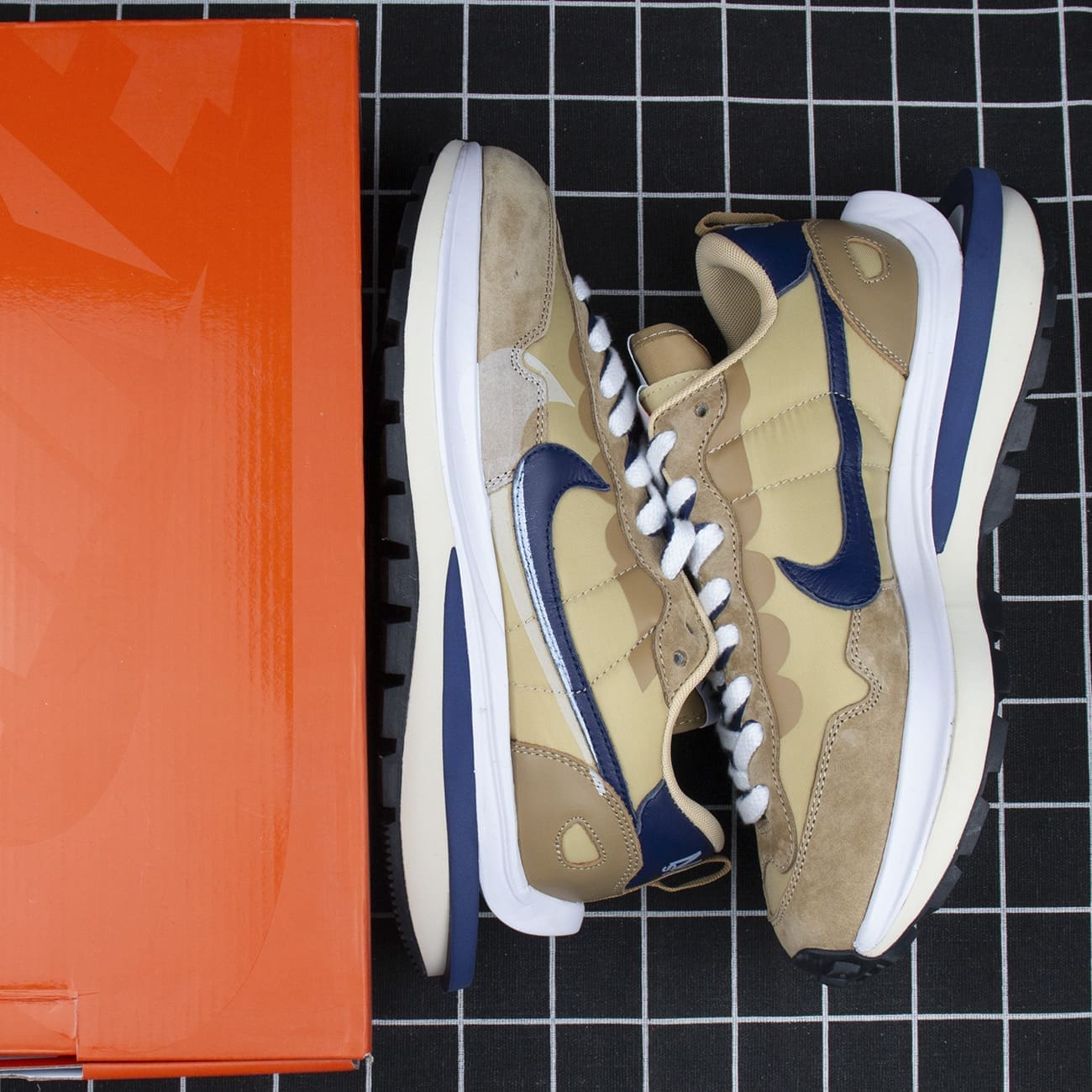 Sacai x Nike VaporWaffle “Sesame Blue Void” Replica