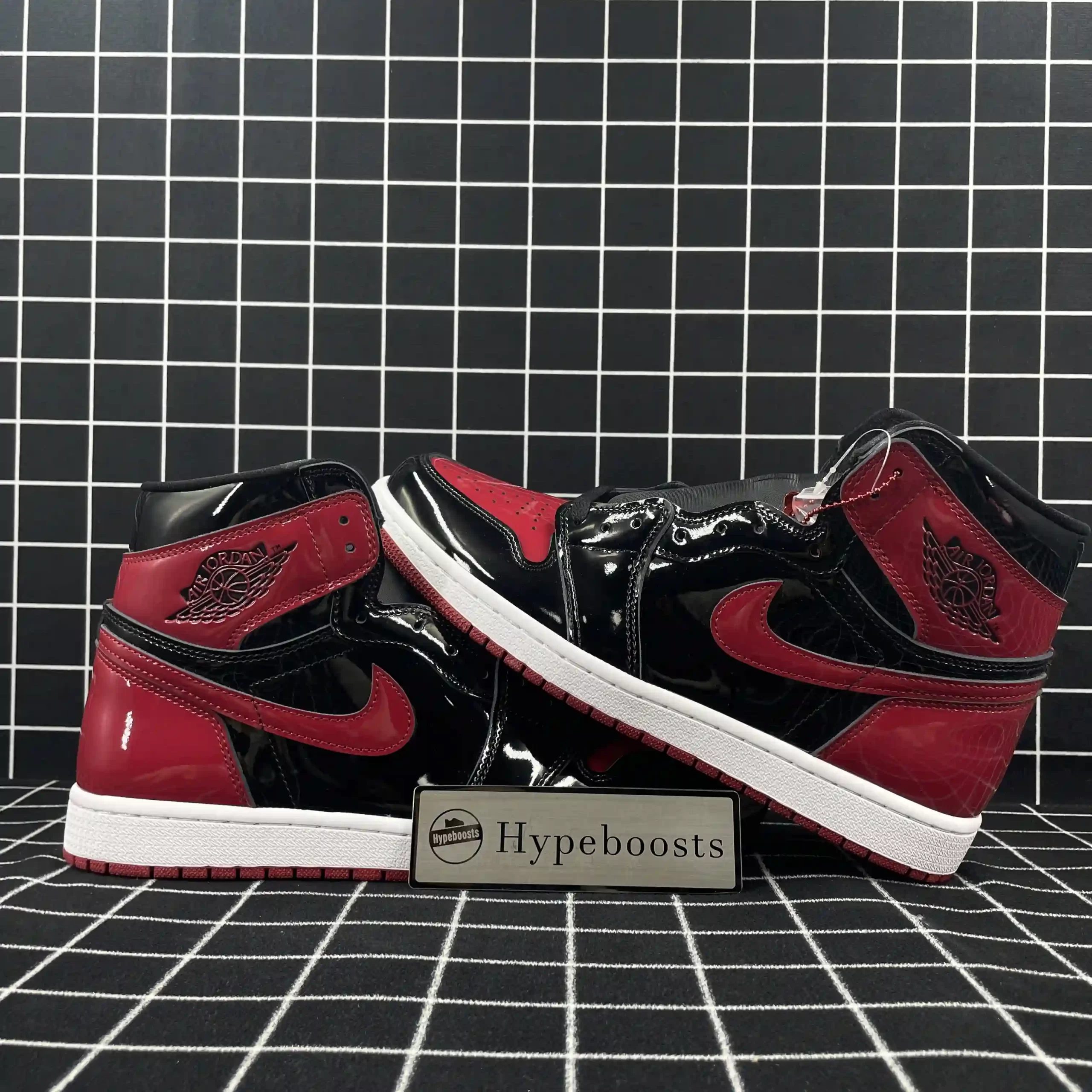 Air Jordan 1 High OG Bred Patent Replica