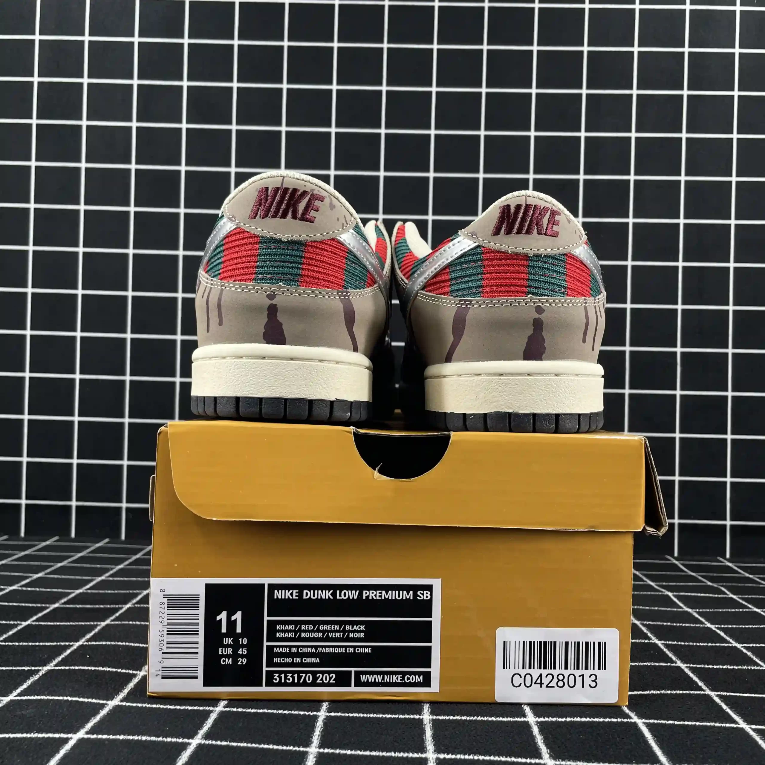 Nike Dunk SB Low Freddy Krueger Replica