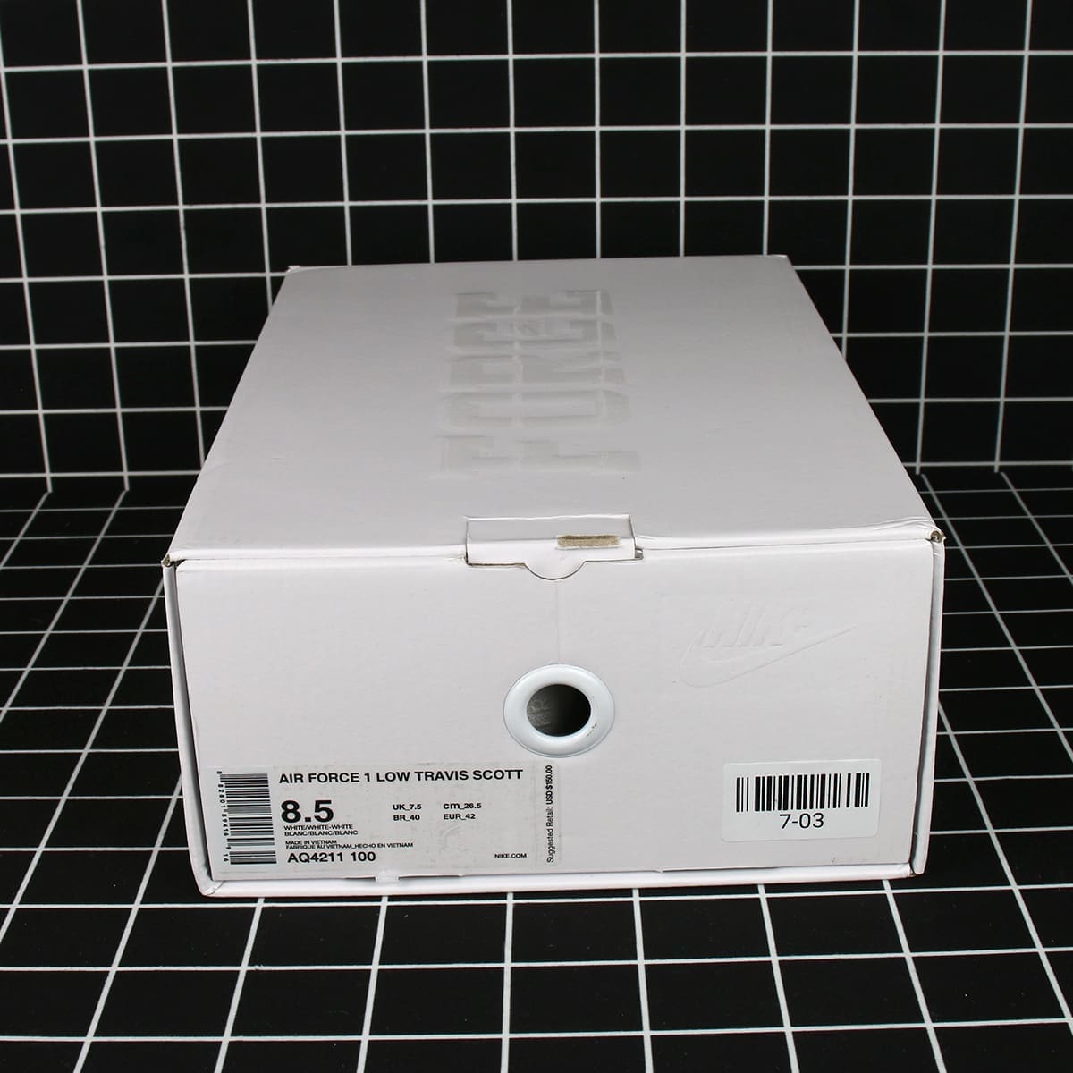 Nike Air Force 1 Low Travis Scott Sail Replica