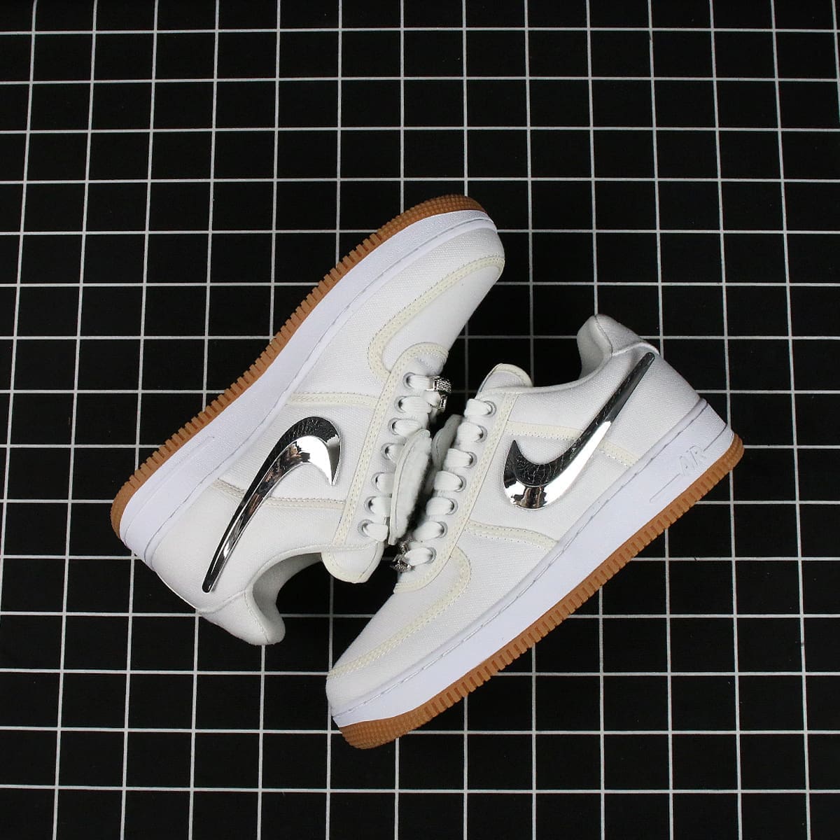 Nike Air Force 1 Low Travis Scott Sail Replica