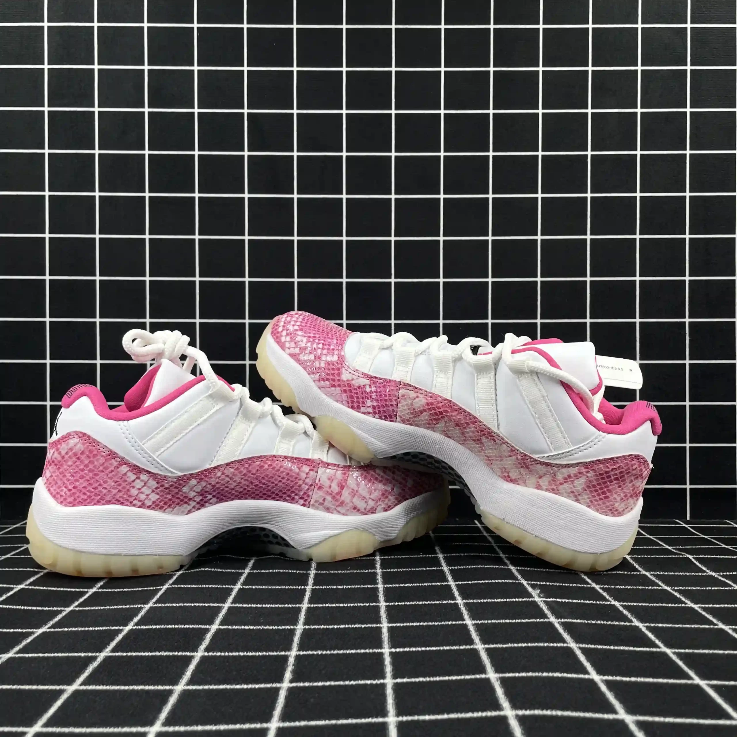Jordan 11 Retro Low Pink Snakeskin Replica