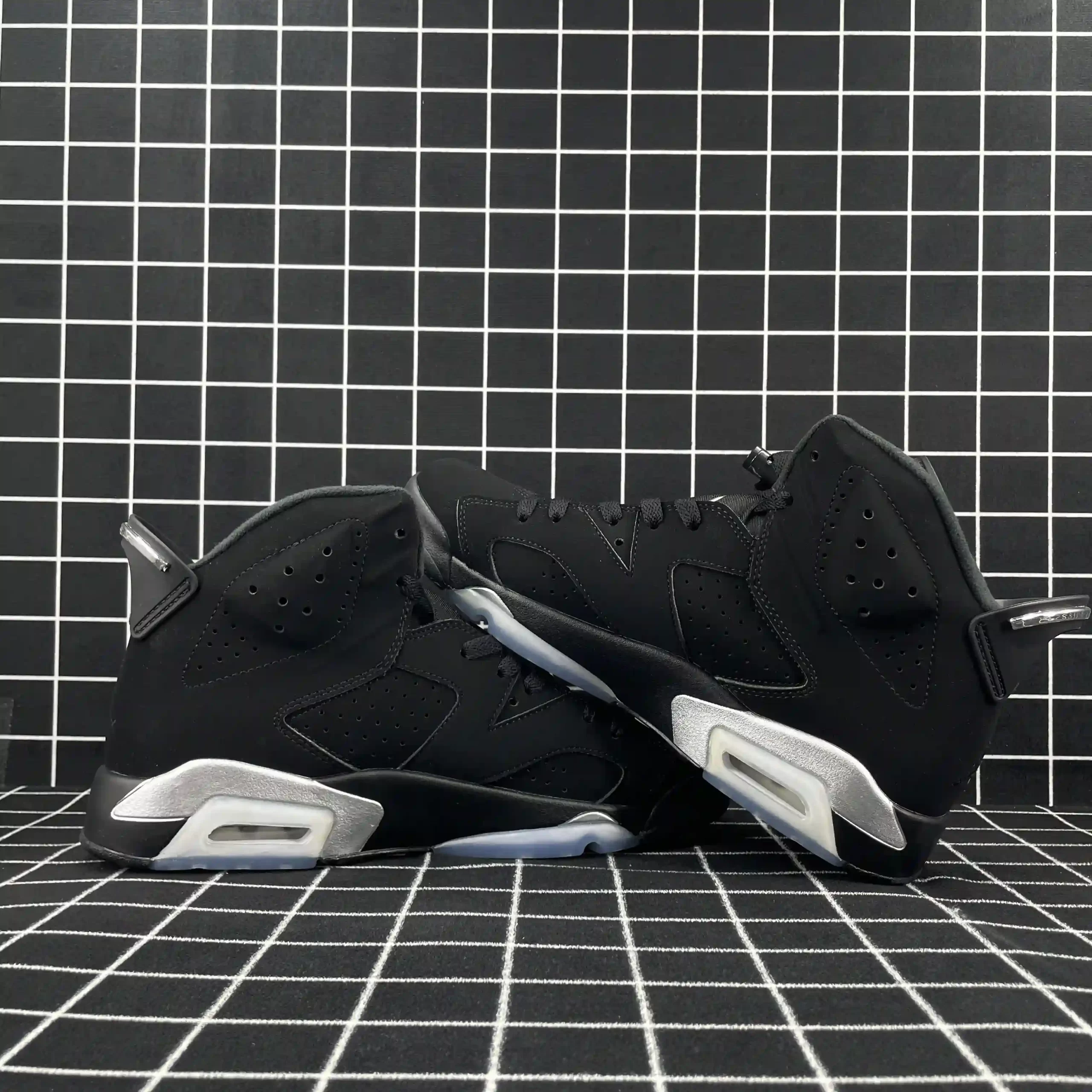 jordan 6 retro Ch*0me metallic silver replica