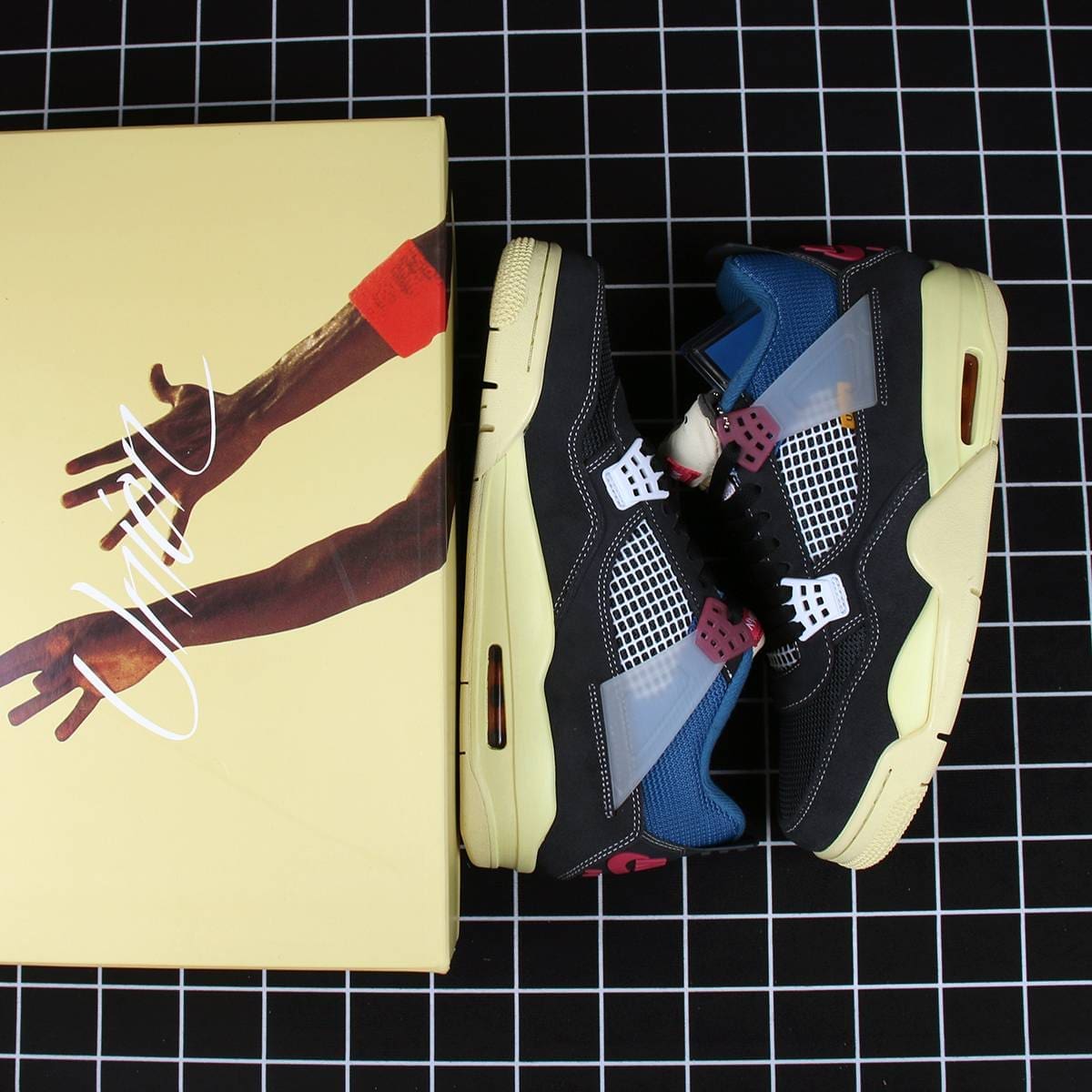 Jordan 4 Retro Union Off Noir Replica