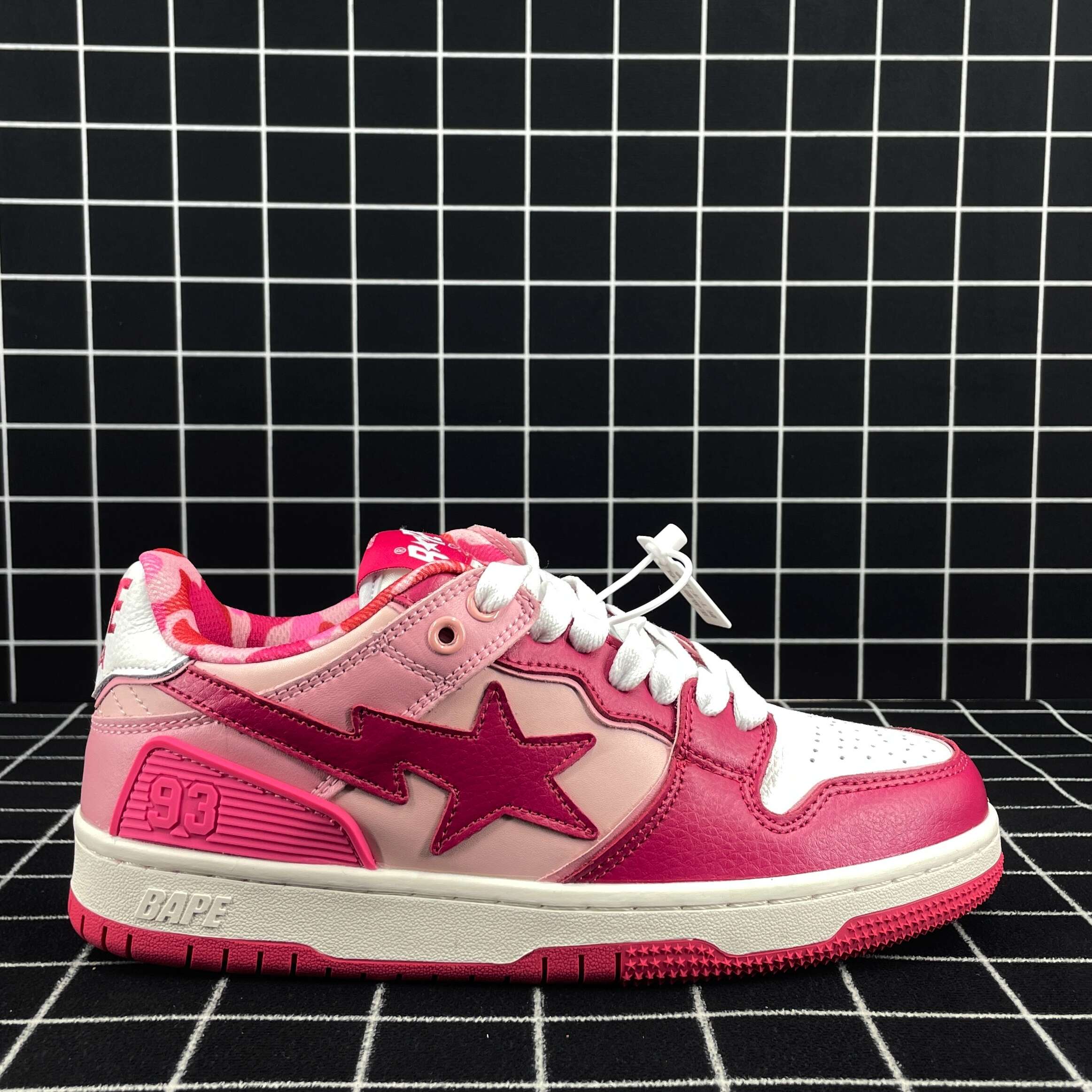 A Bathing Ape Bape Sk8 Sta ABC Camo Pink (2022) Replica