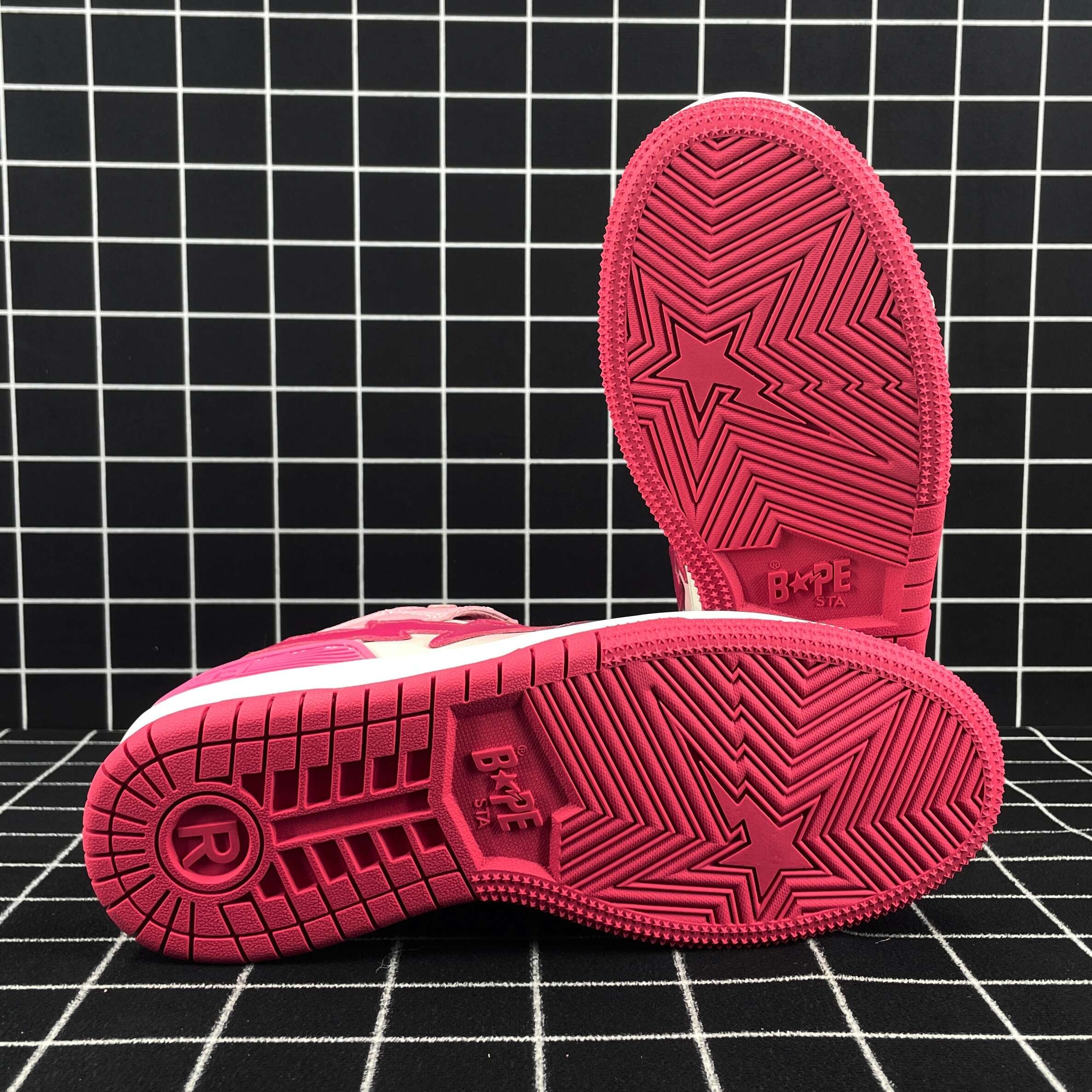 A Bathing Ape Bape Sk8 Sta ABC Camo Pink (2022) Replica