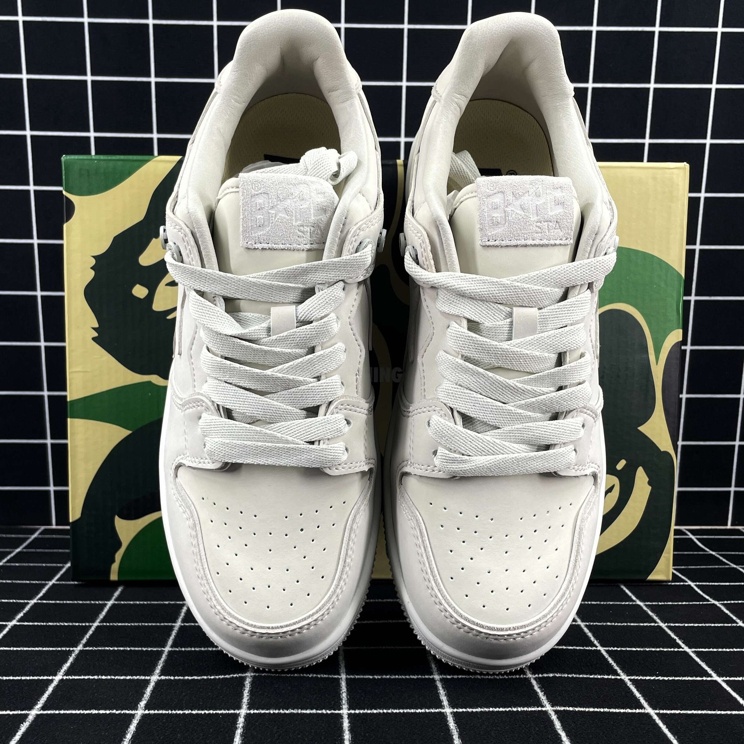 A Bathing Ape Bape Sk8 Sta Triple White Replica