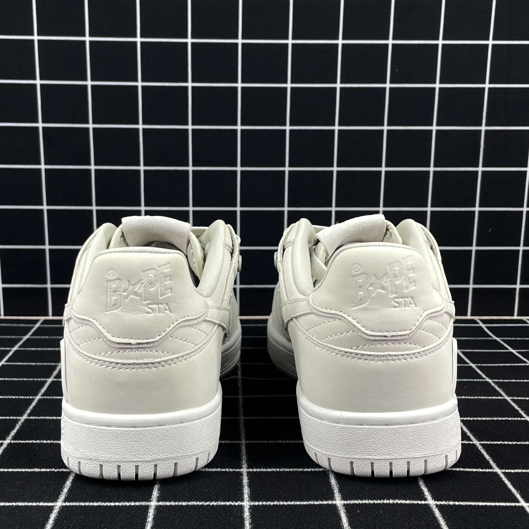 A Bathing Ape Bape Sk8 Sta Triple White Replica