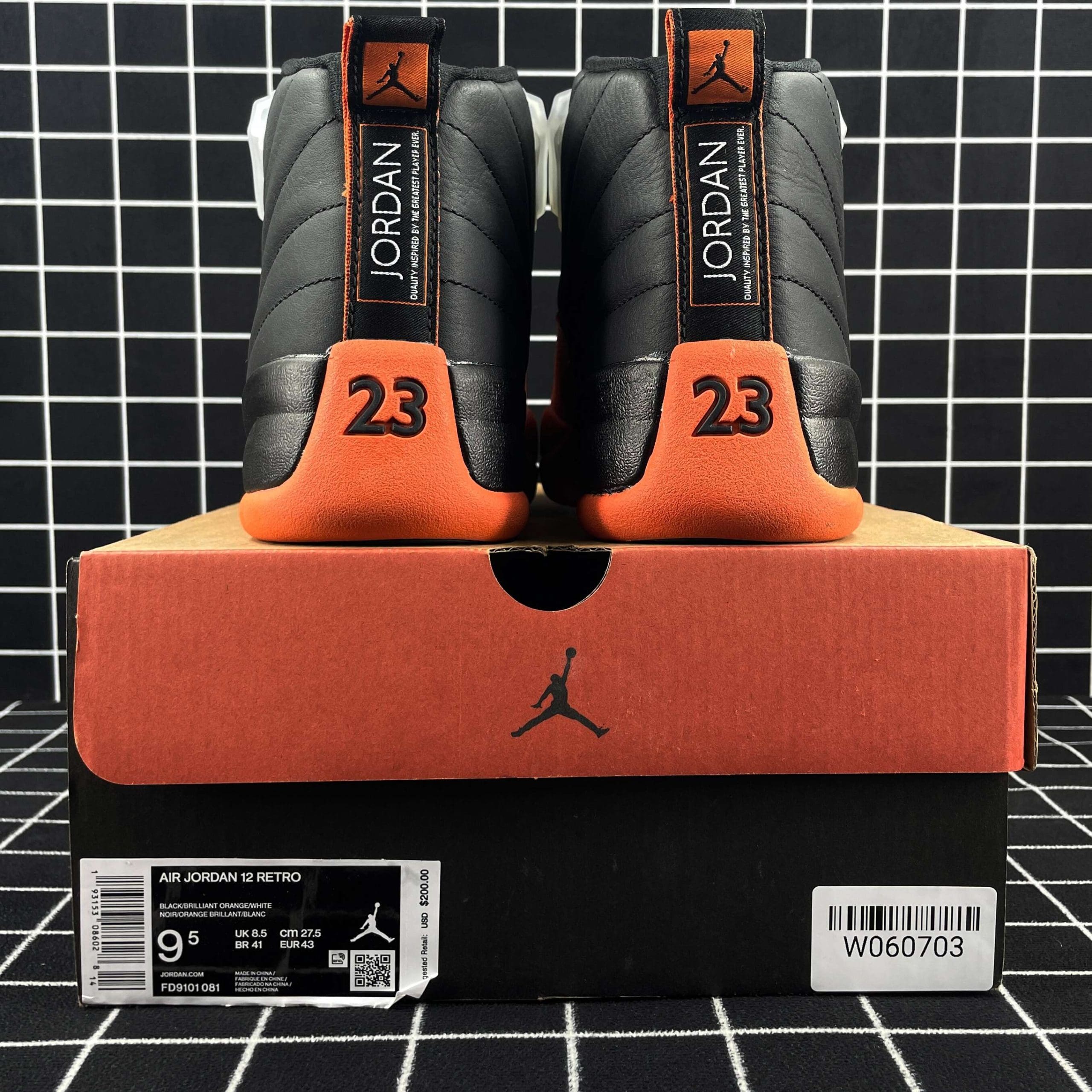 Air Jordan 12 WMNS Brilliant Orange Replica