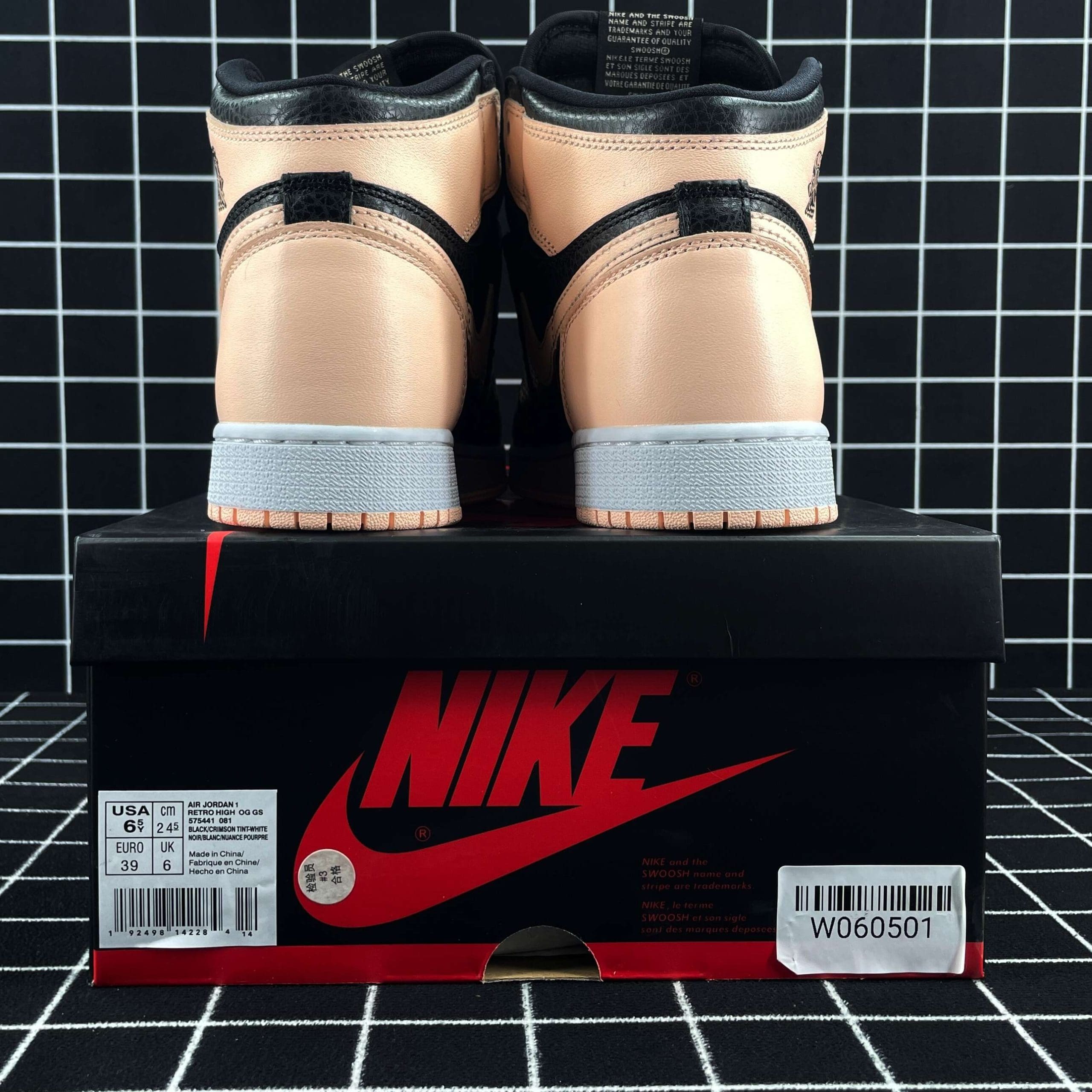 Jordan 1 Retro High Black Crimson Tint Replica