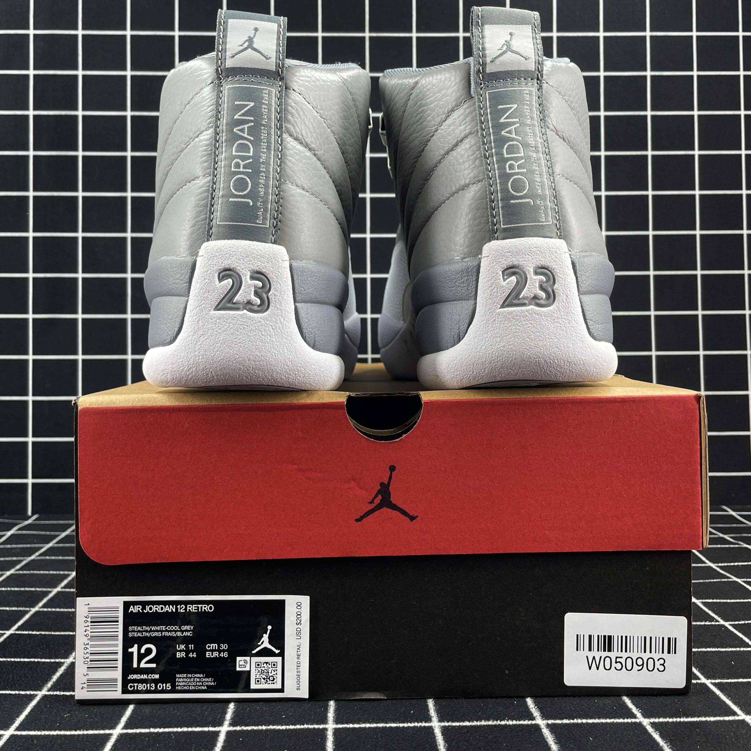 Jordan 12 Retro Stealth Replica