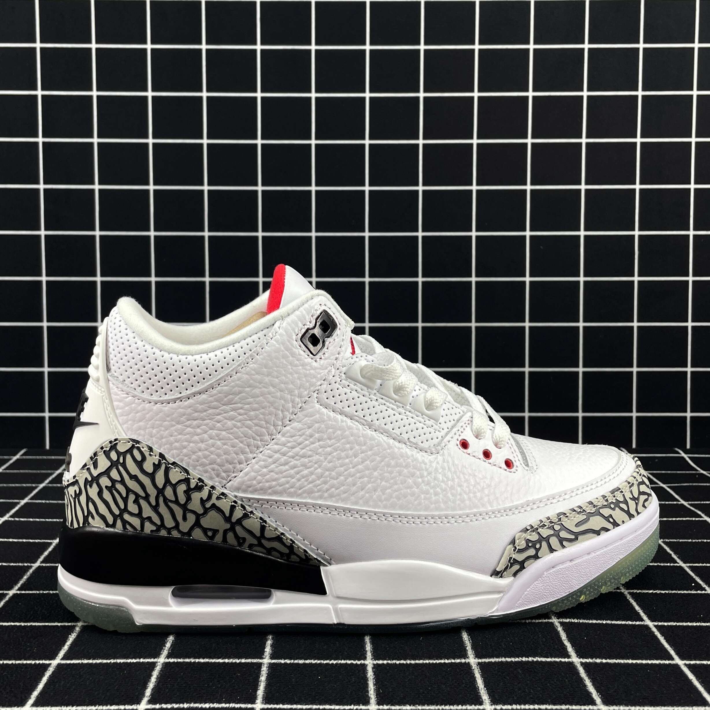 Jordan 3 Retro Free Throw Line White Cement Replica