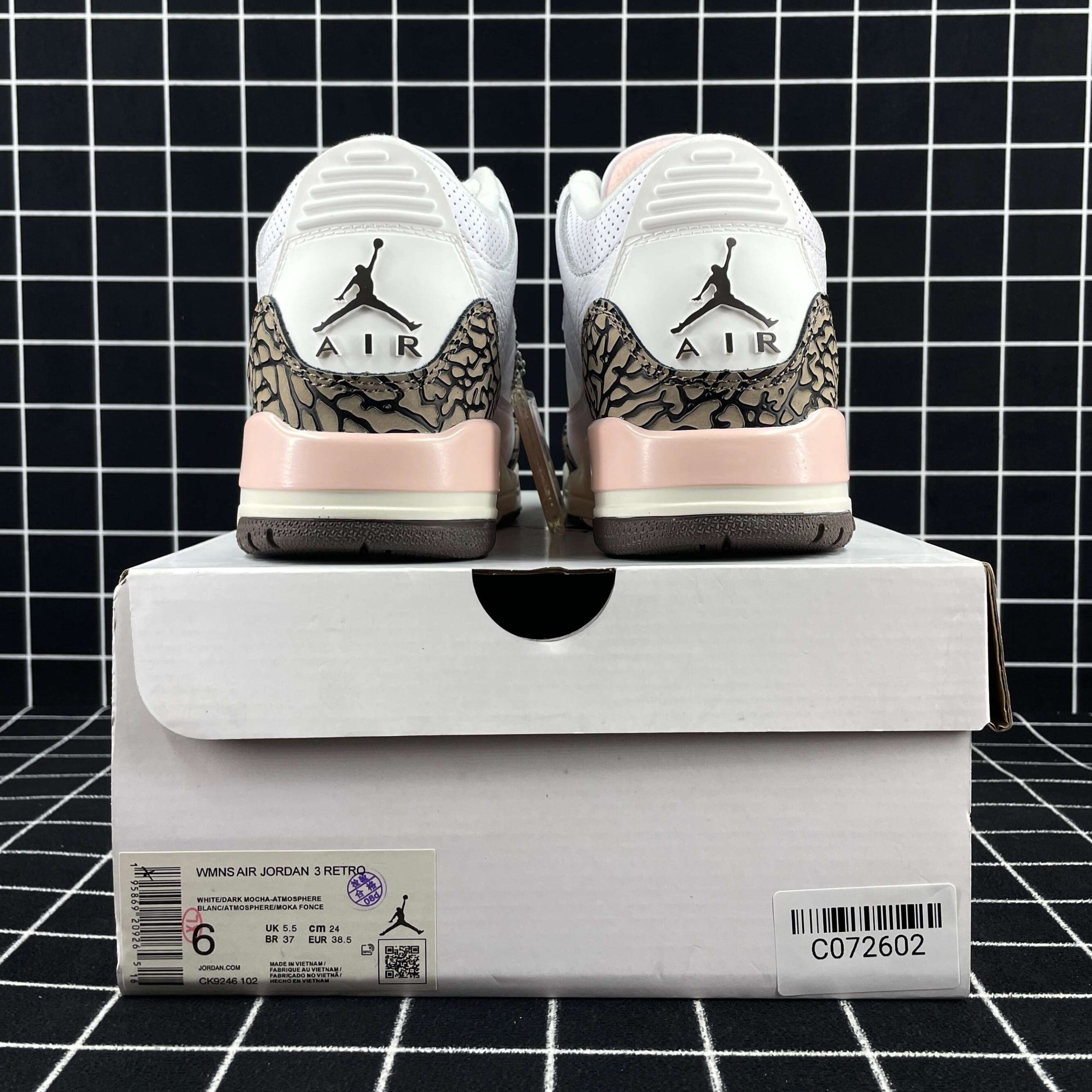 Jordan 3 Retro Neapolitan Dark Mocha (W) Replica