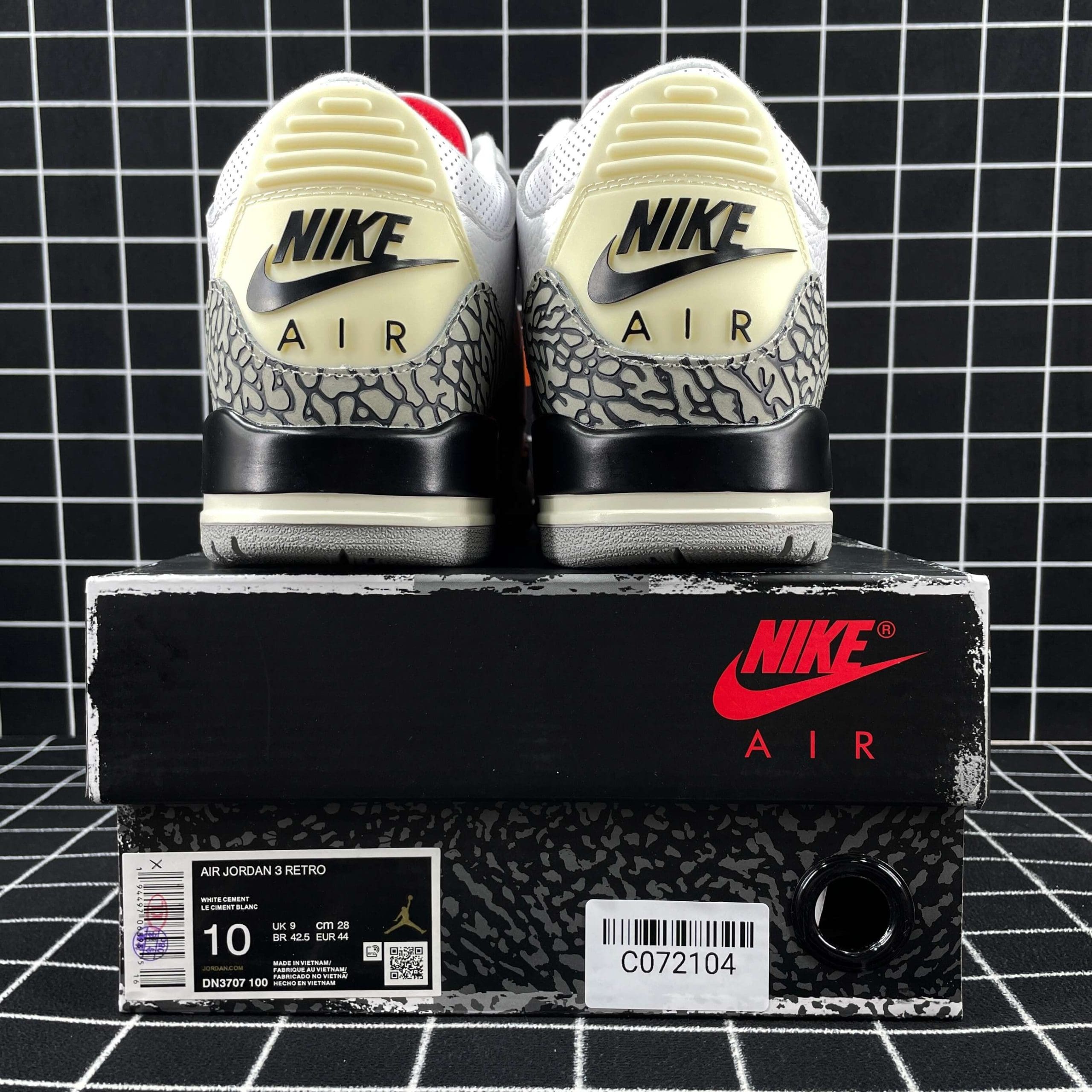 Jordan 3 Retro White Cement Reimagined Replica