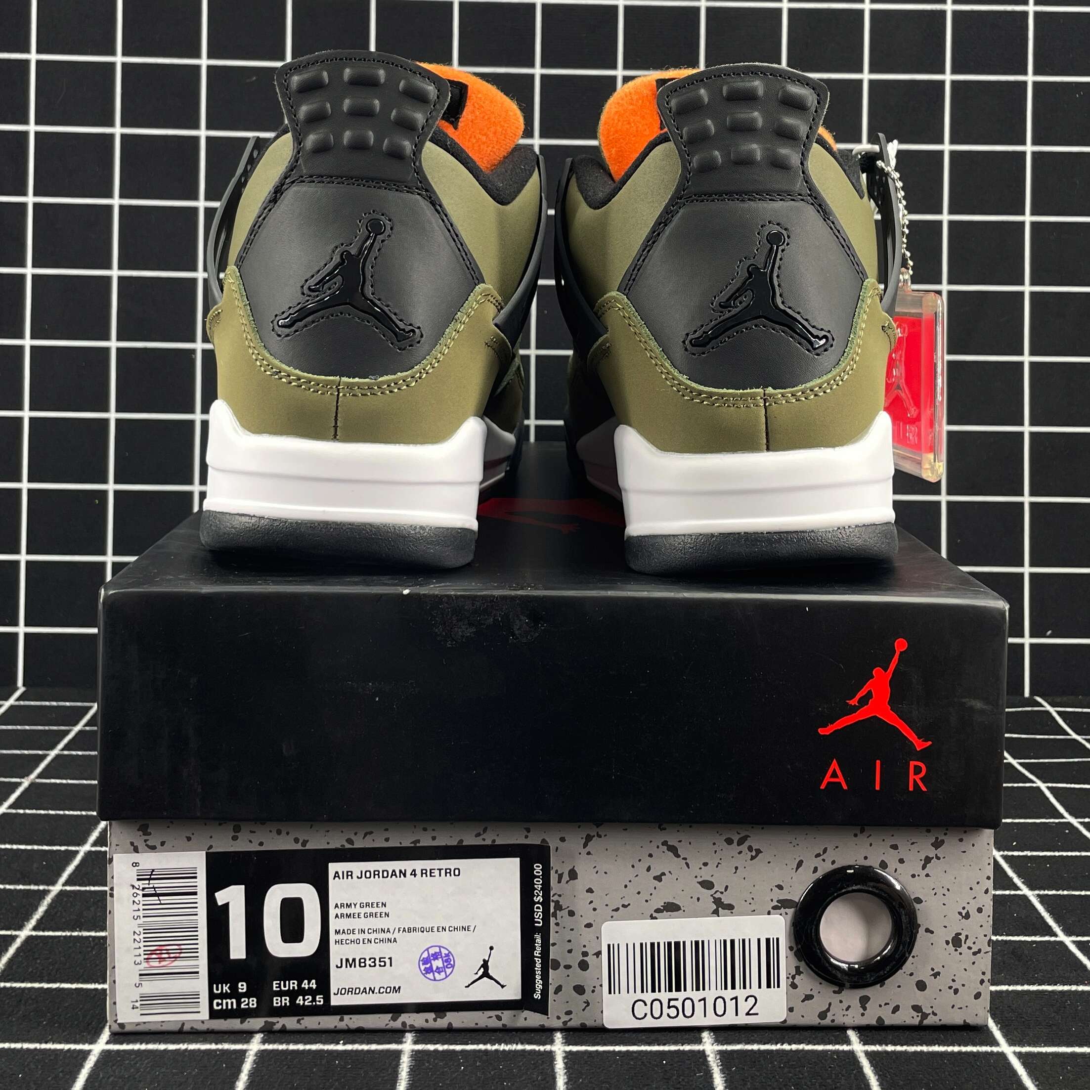 Jordan 4 Retro Undefeated Replica