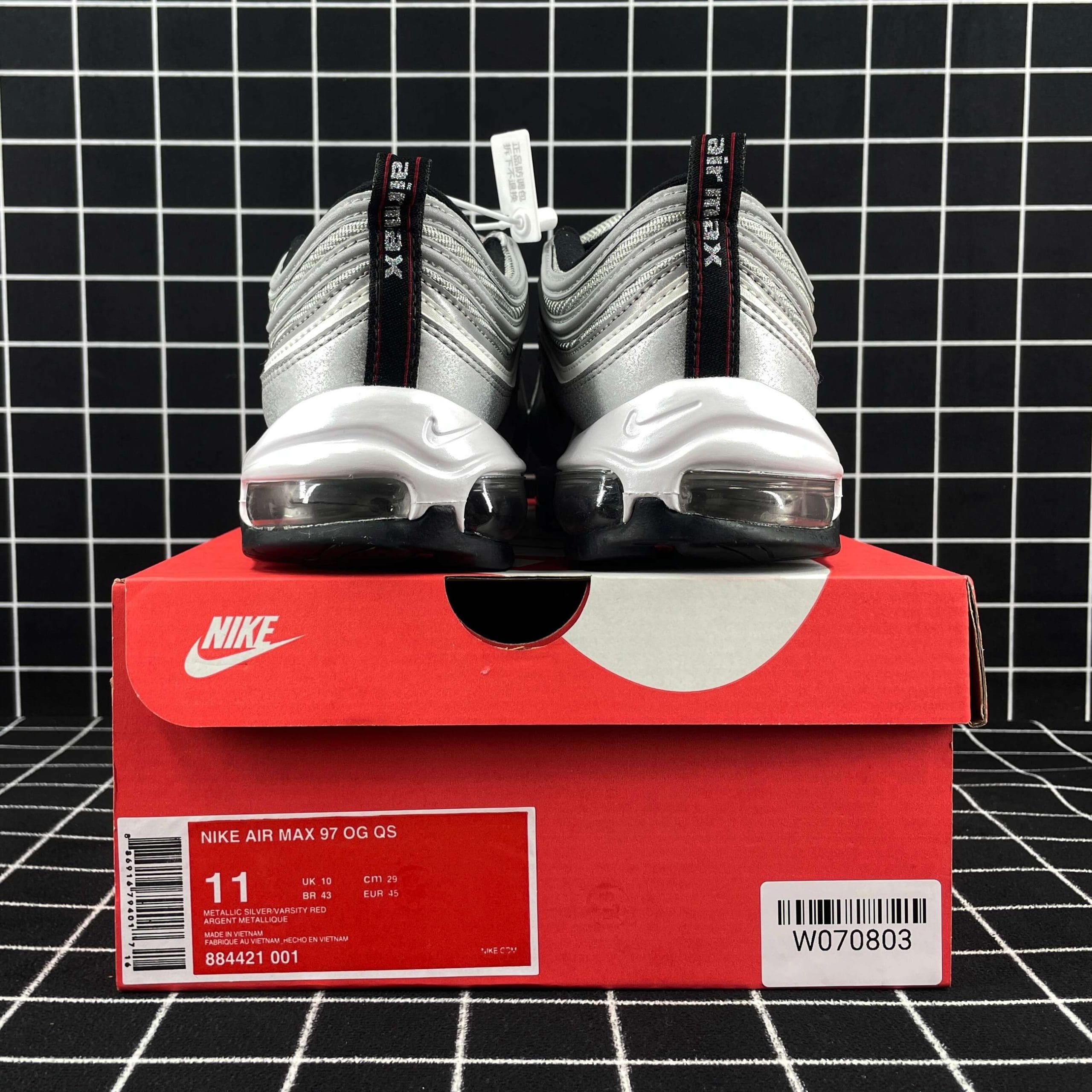 Men’s Air Max 97 OG QS Silver Bullet 2017 Sneakeasy Exclusive Replica