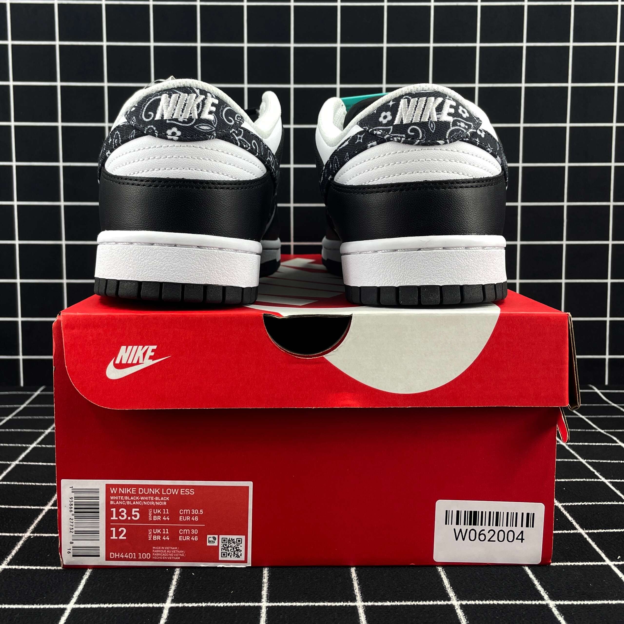 Nike Dunk Low Essential Paisley Pack Black (W) Replica