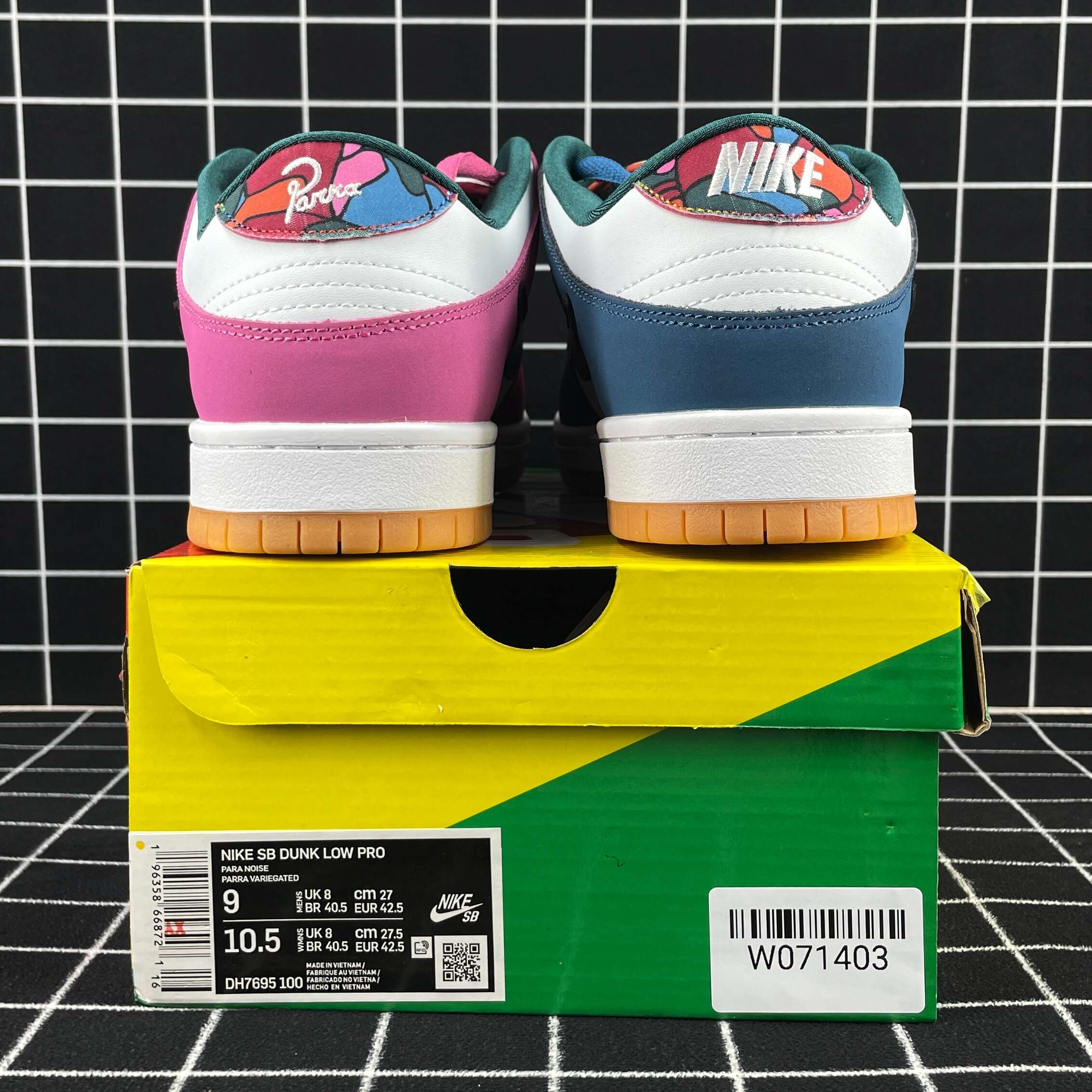 Nike Dunk SB Low Pro QS Parra (Friends & Family) (2021) Replica