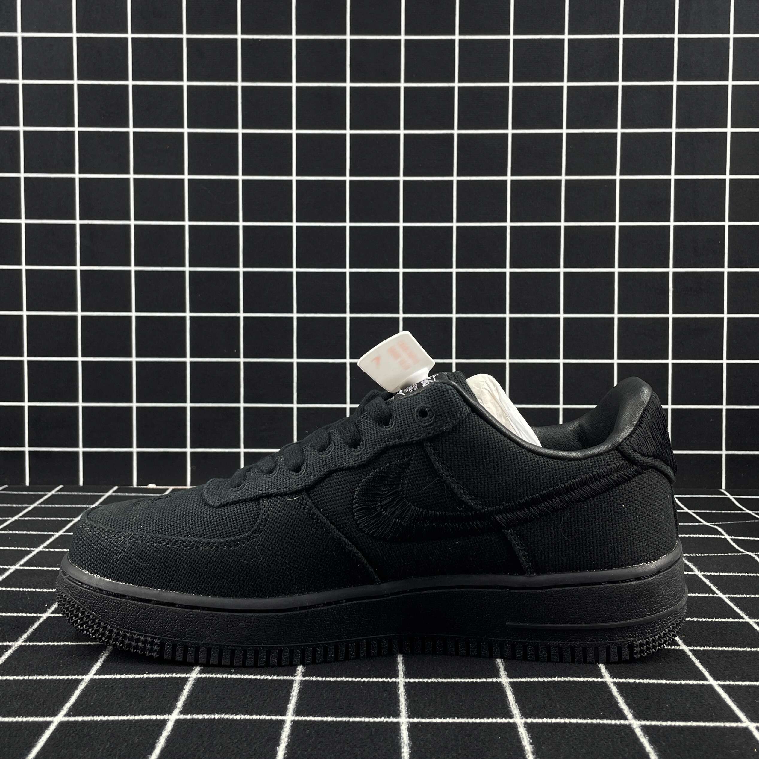 Stussy x Nike Air Force 1 Low Black Replica