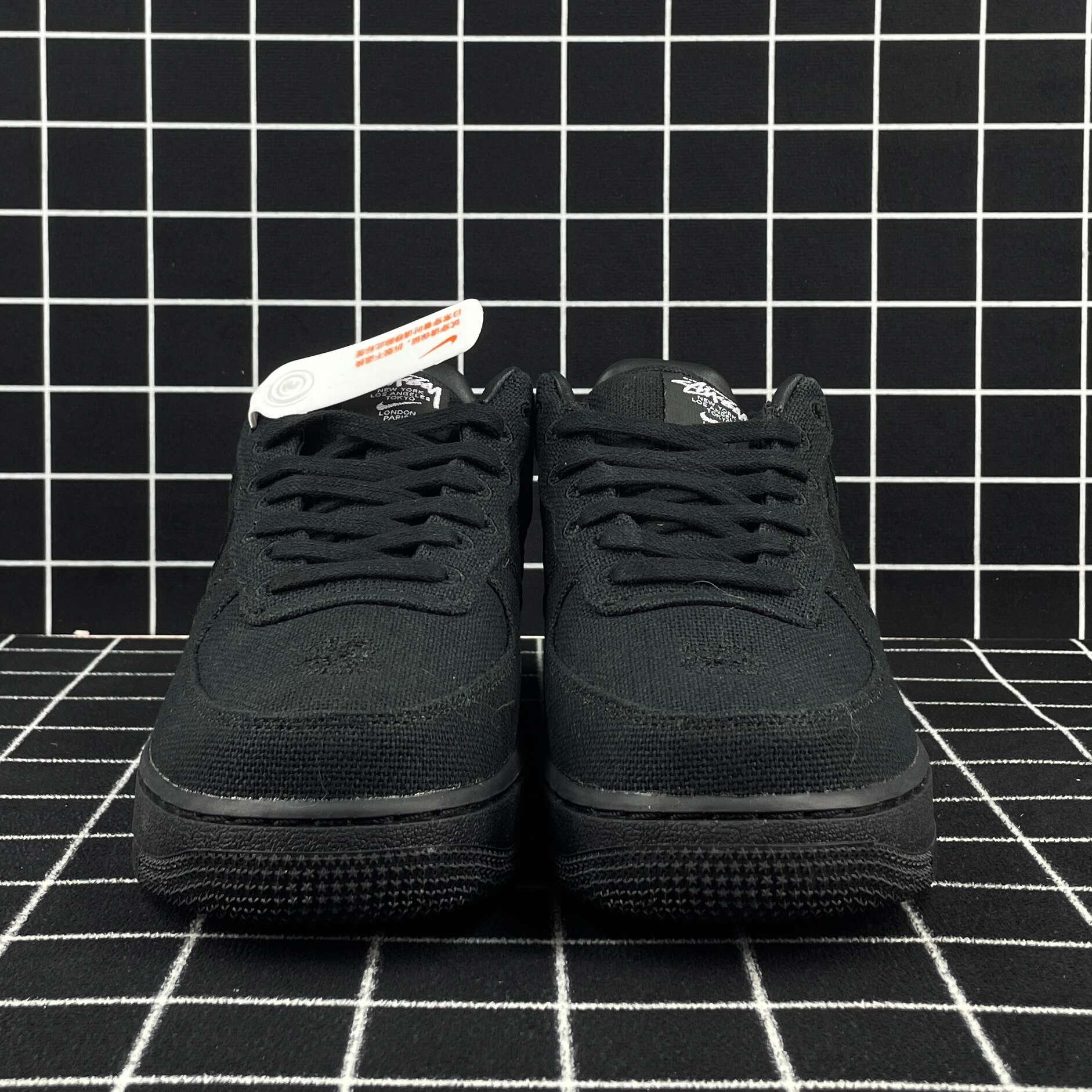 Stussy x Nike Air Force 1 Low Black Replica