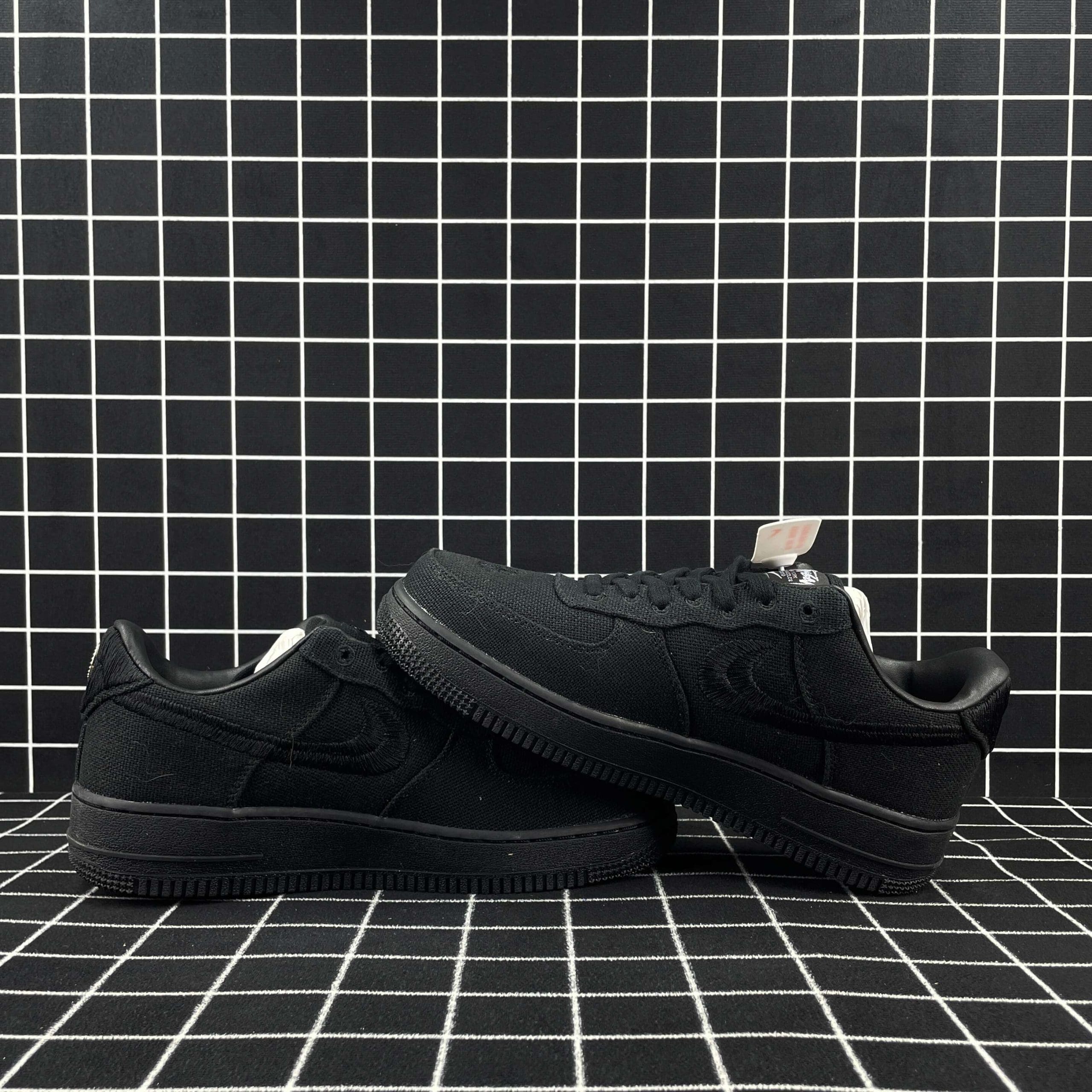 Stussy x Nike Air Force 1 Low Black Replica