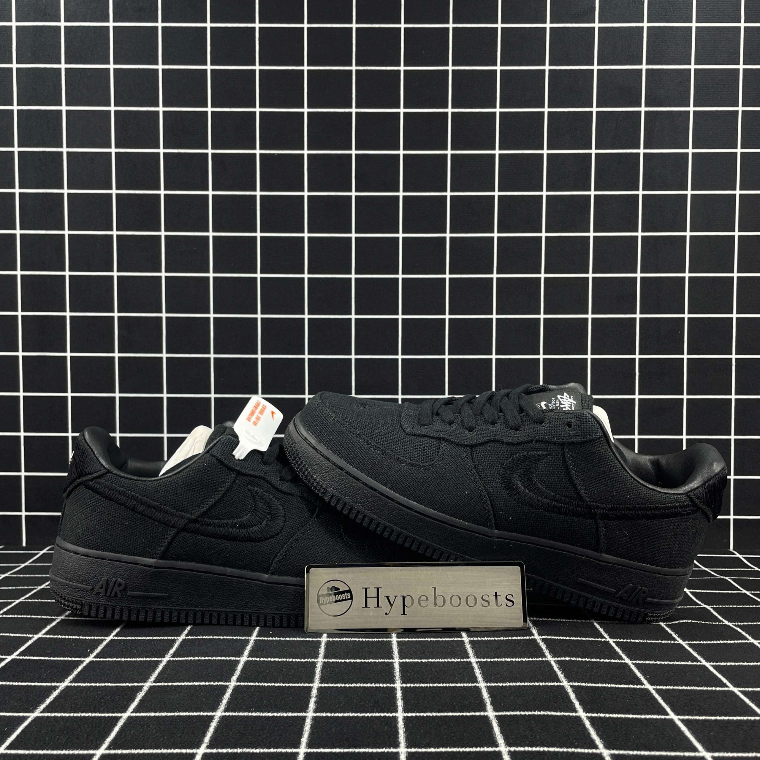 Stussy x Nike Air Force 1 Low Black Replica