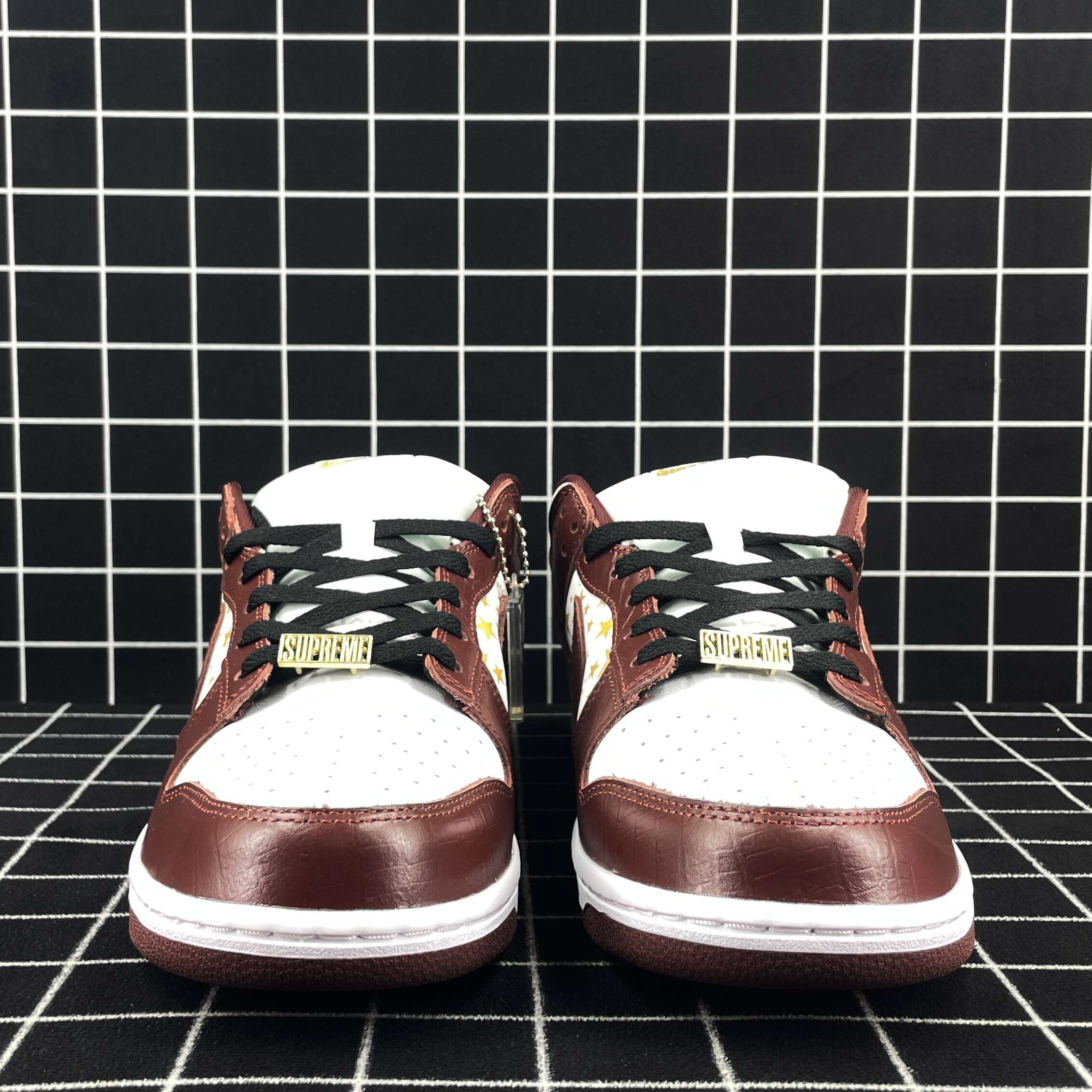 S*pre x dunk low og sb qs barkroot brown replica