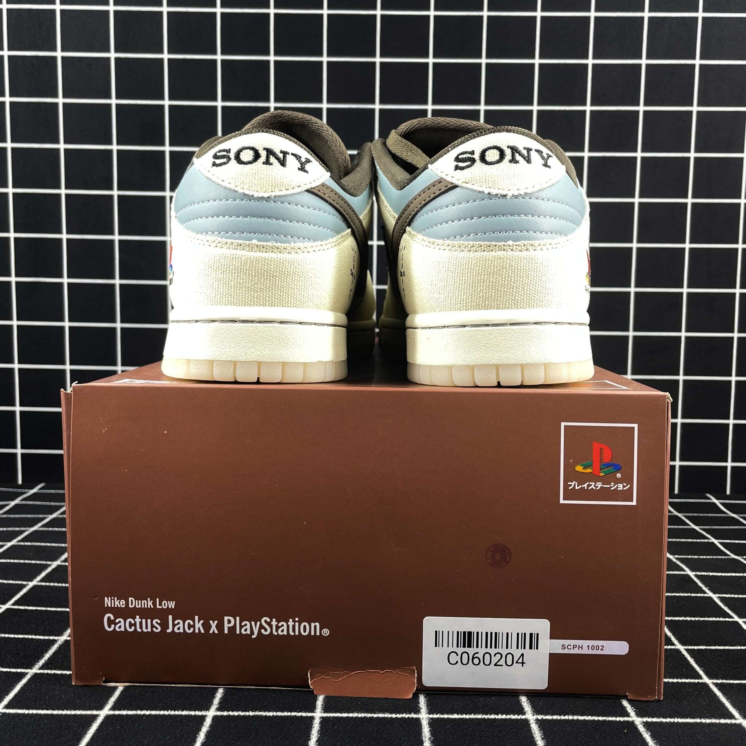 Travis Scott PlayStation x Nike Dunk Lows Replica