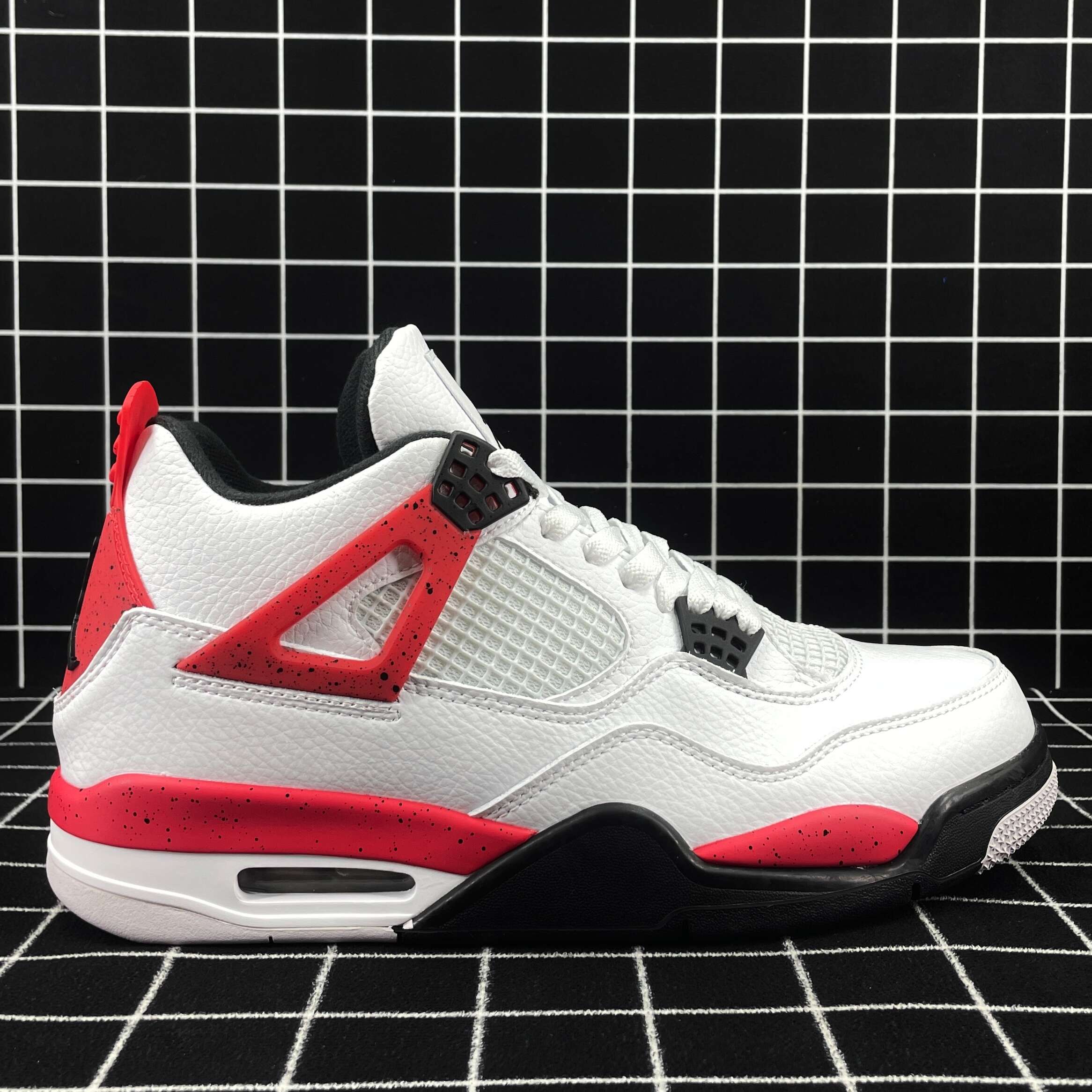 Jordan 4 Retro Red Cement Replica