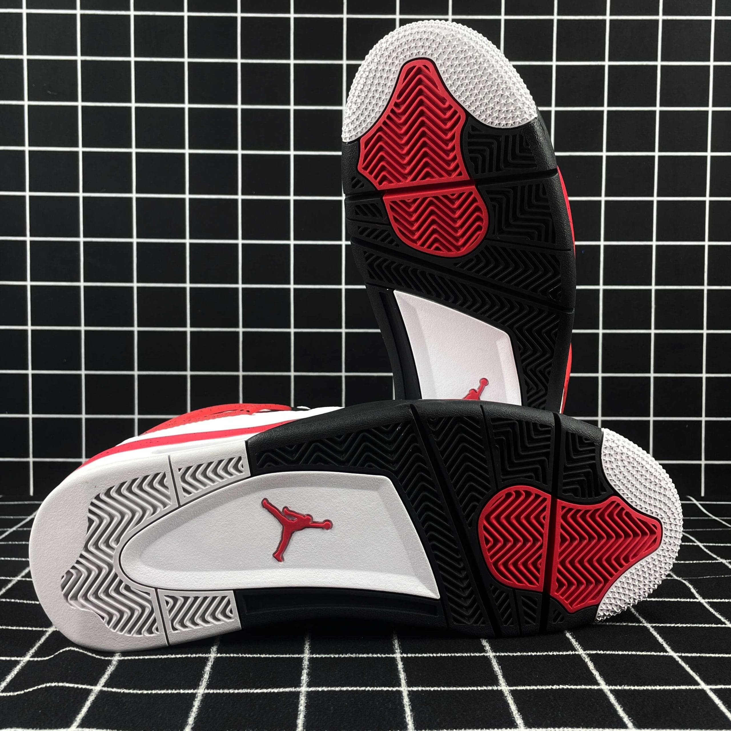 Jordan 4 Retro Red Cement Replica