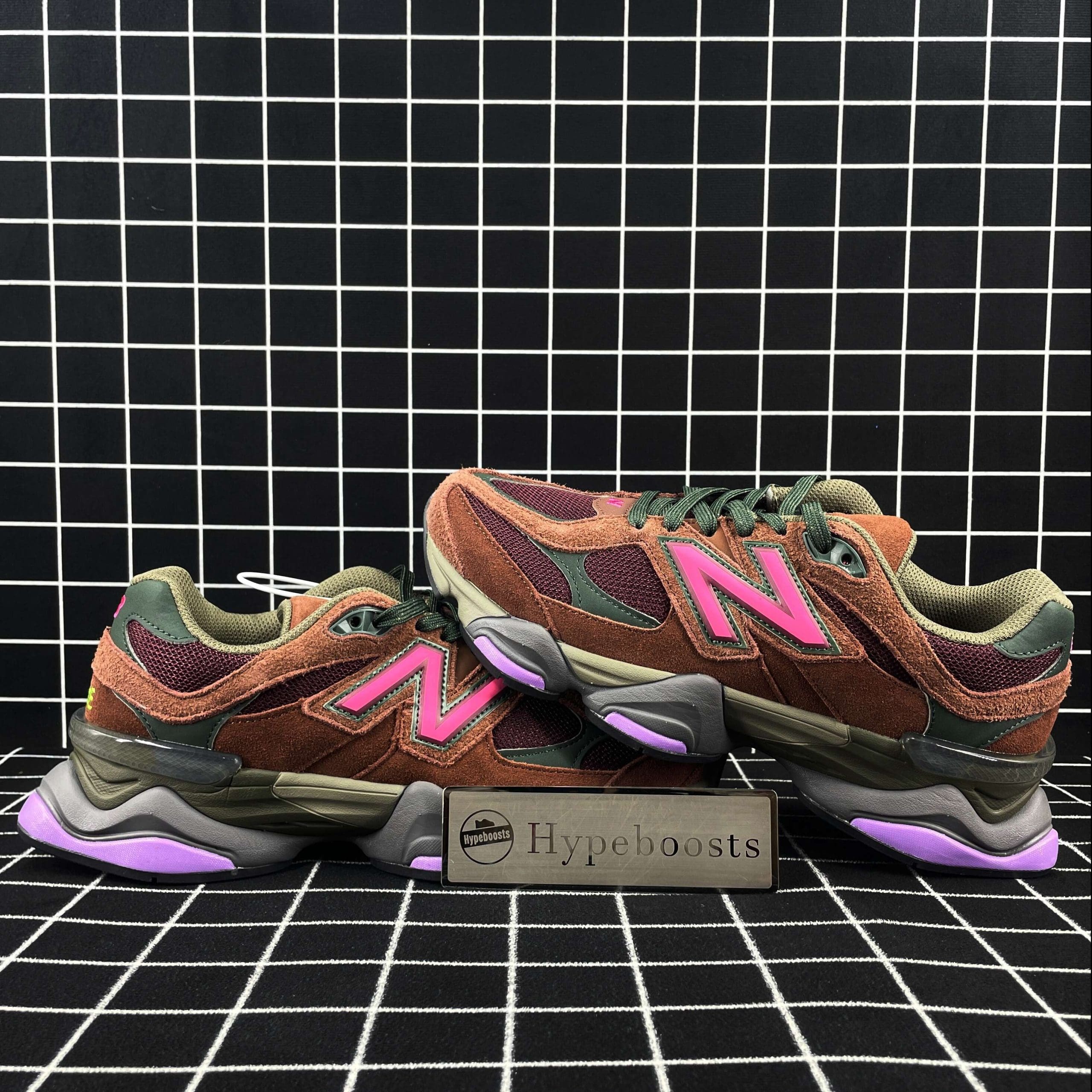 New Balance 9060 Burgundy Pink Replica
