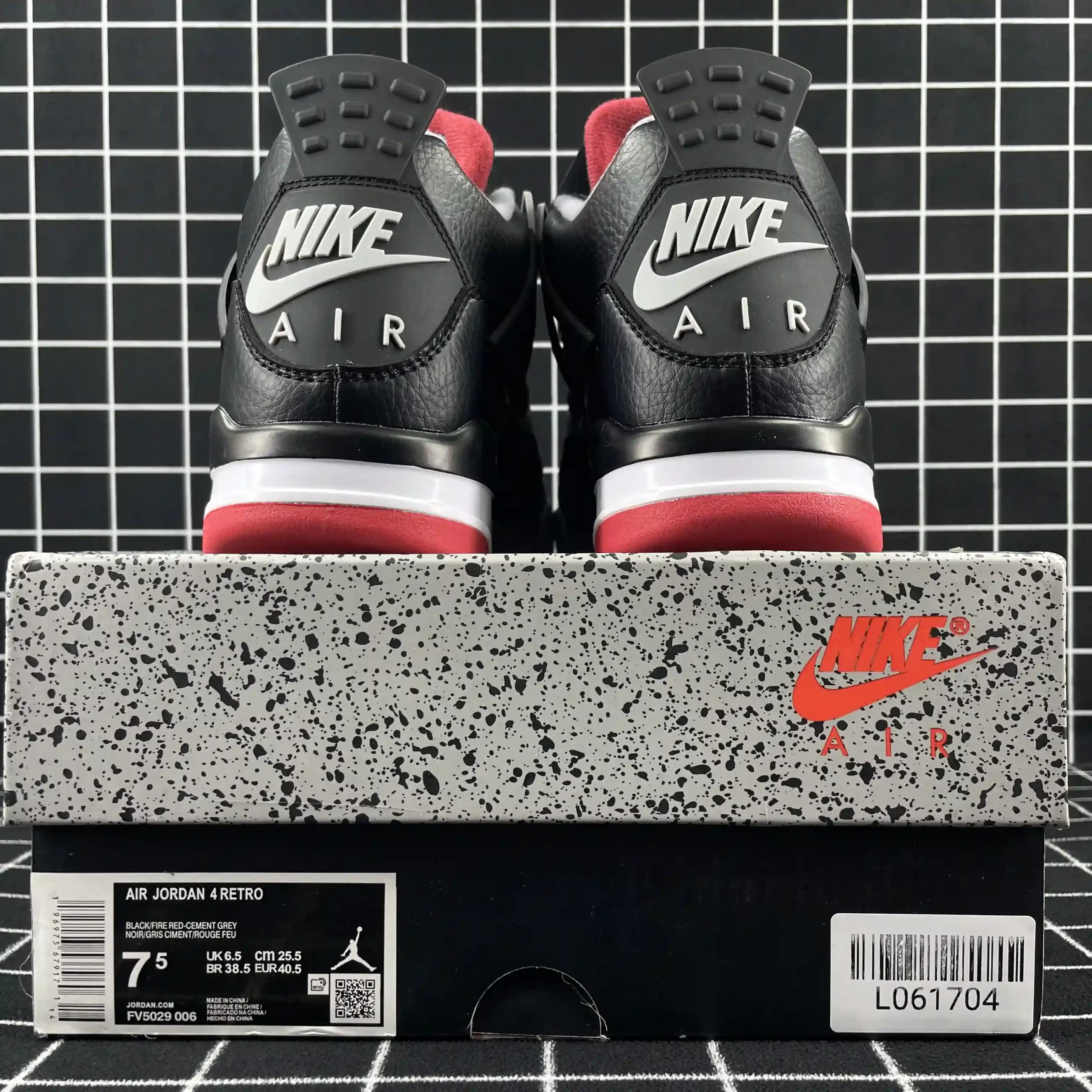 Air Jordan 4 Retro Bred Reimagined Replica