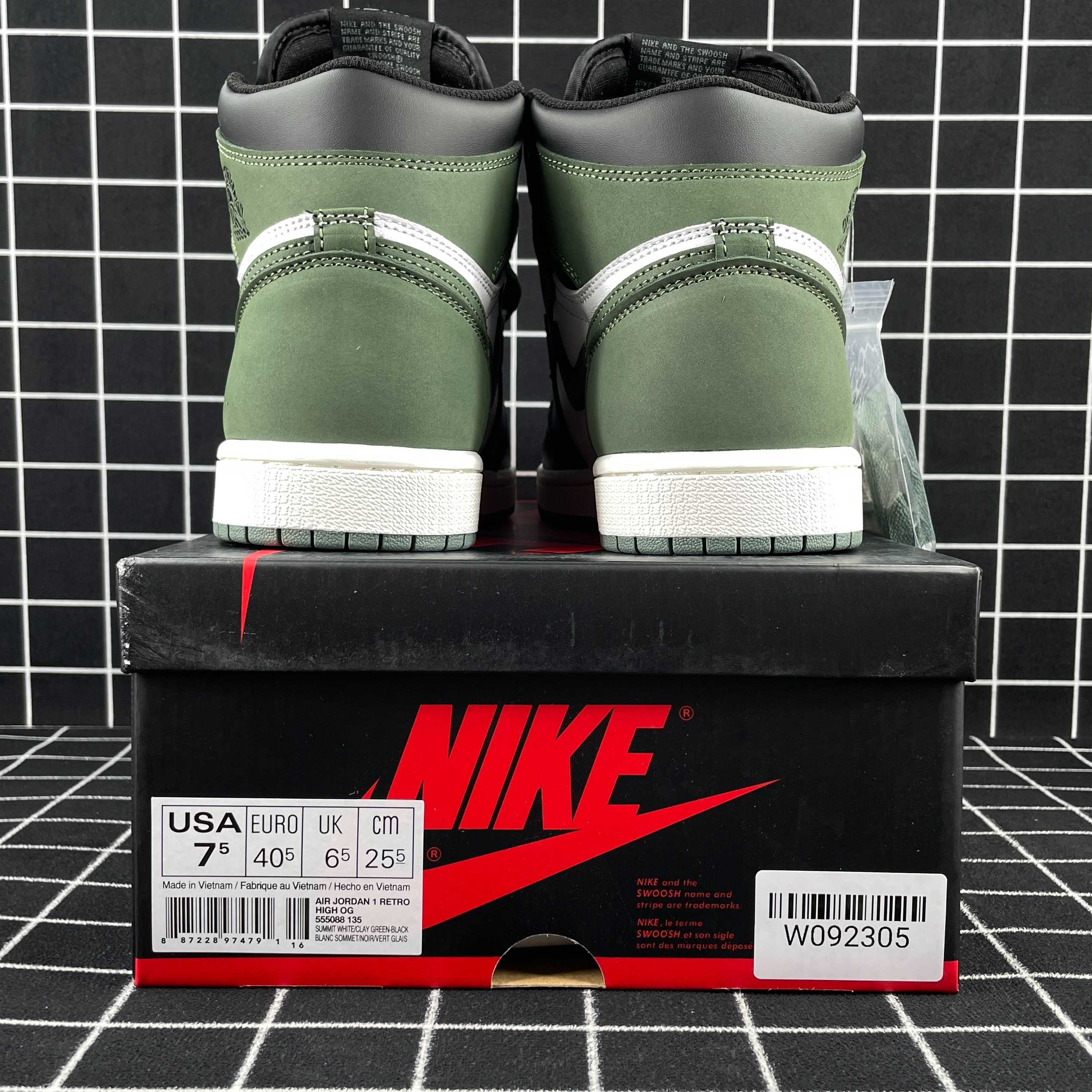 Air Jordan 1 Retro High Clay Green Replica