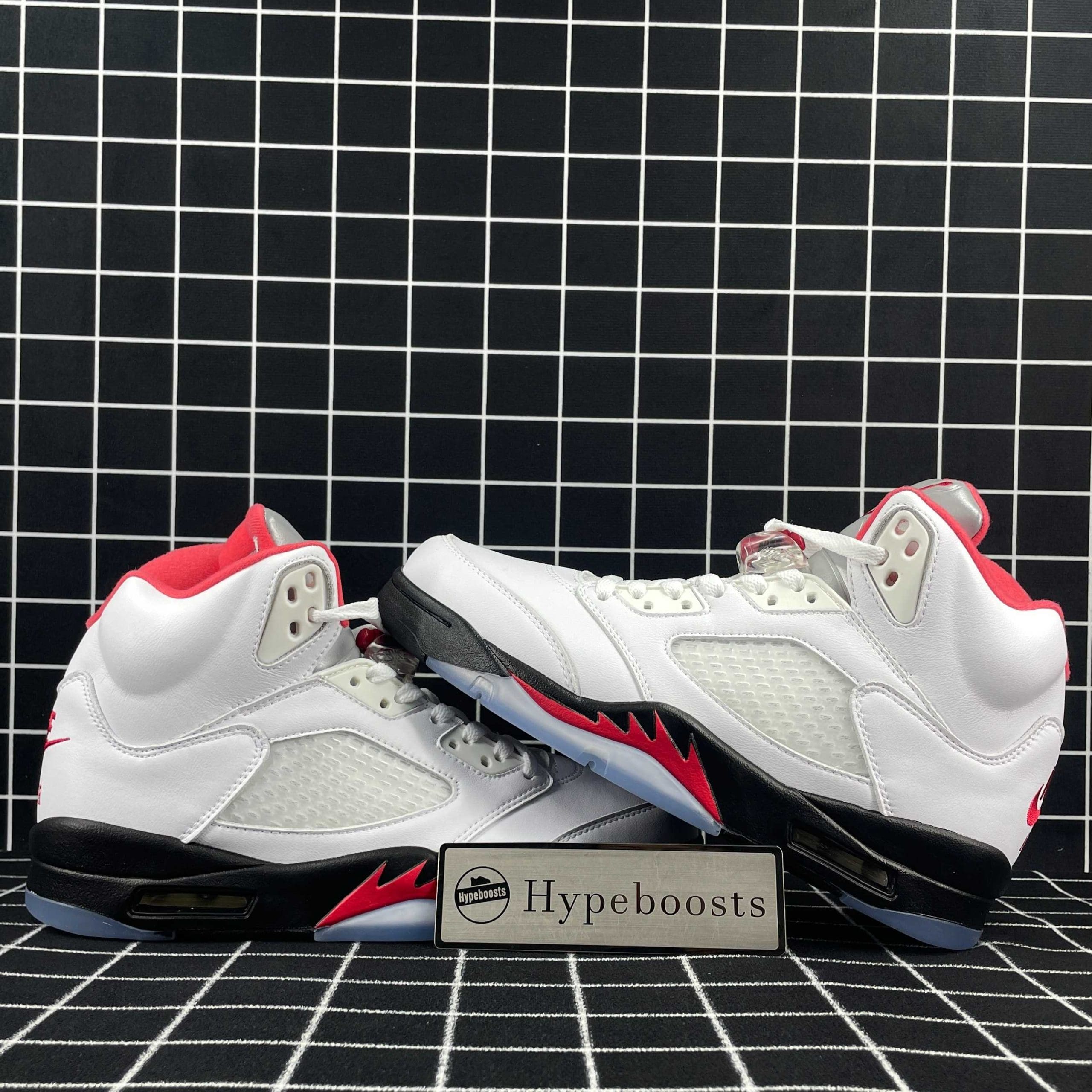 Jordan 5 Retro Fire Red Silver Tongue (2020) Replica