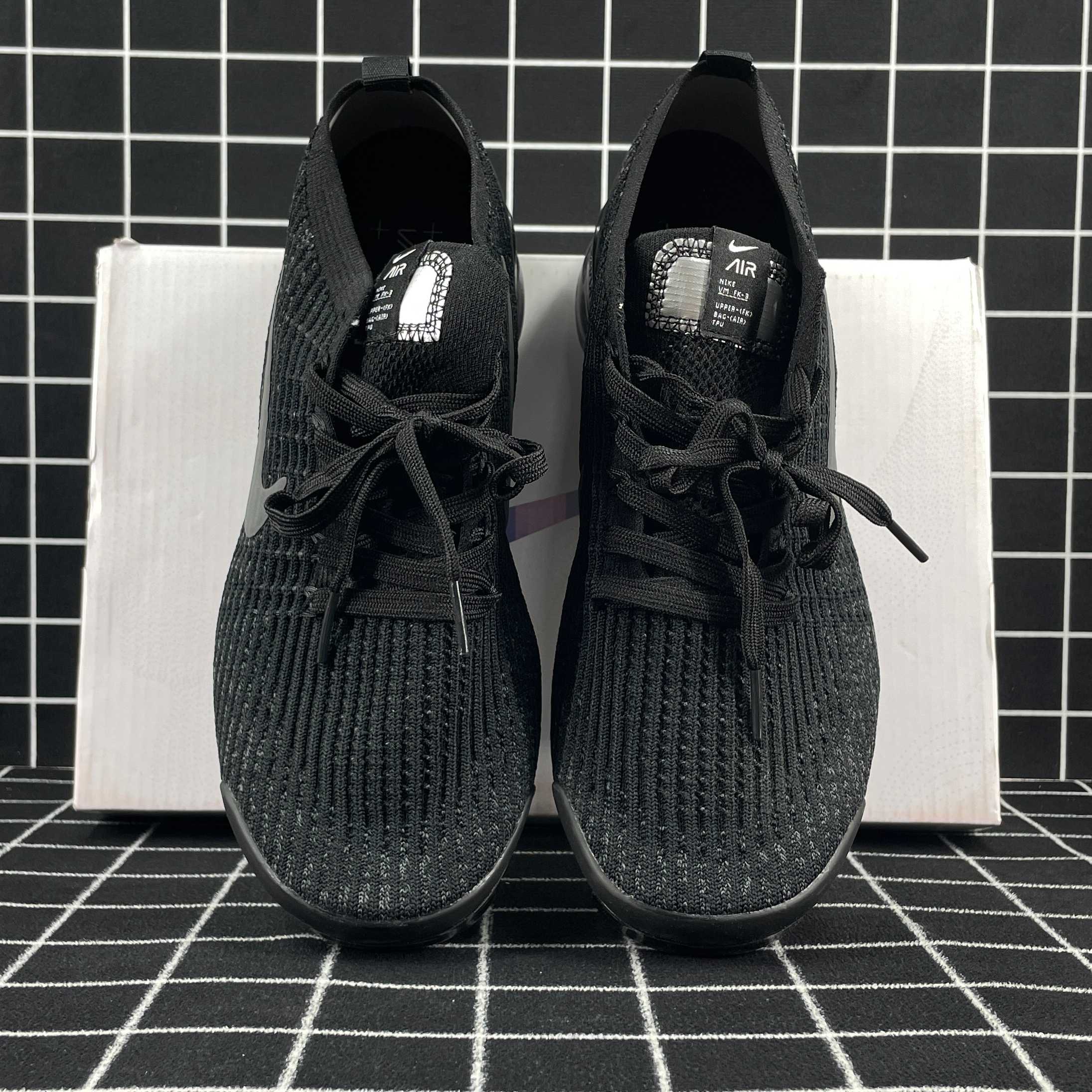Nike Air VaporMax Flyknit 3.0 Triple Black Replica