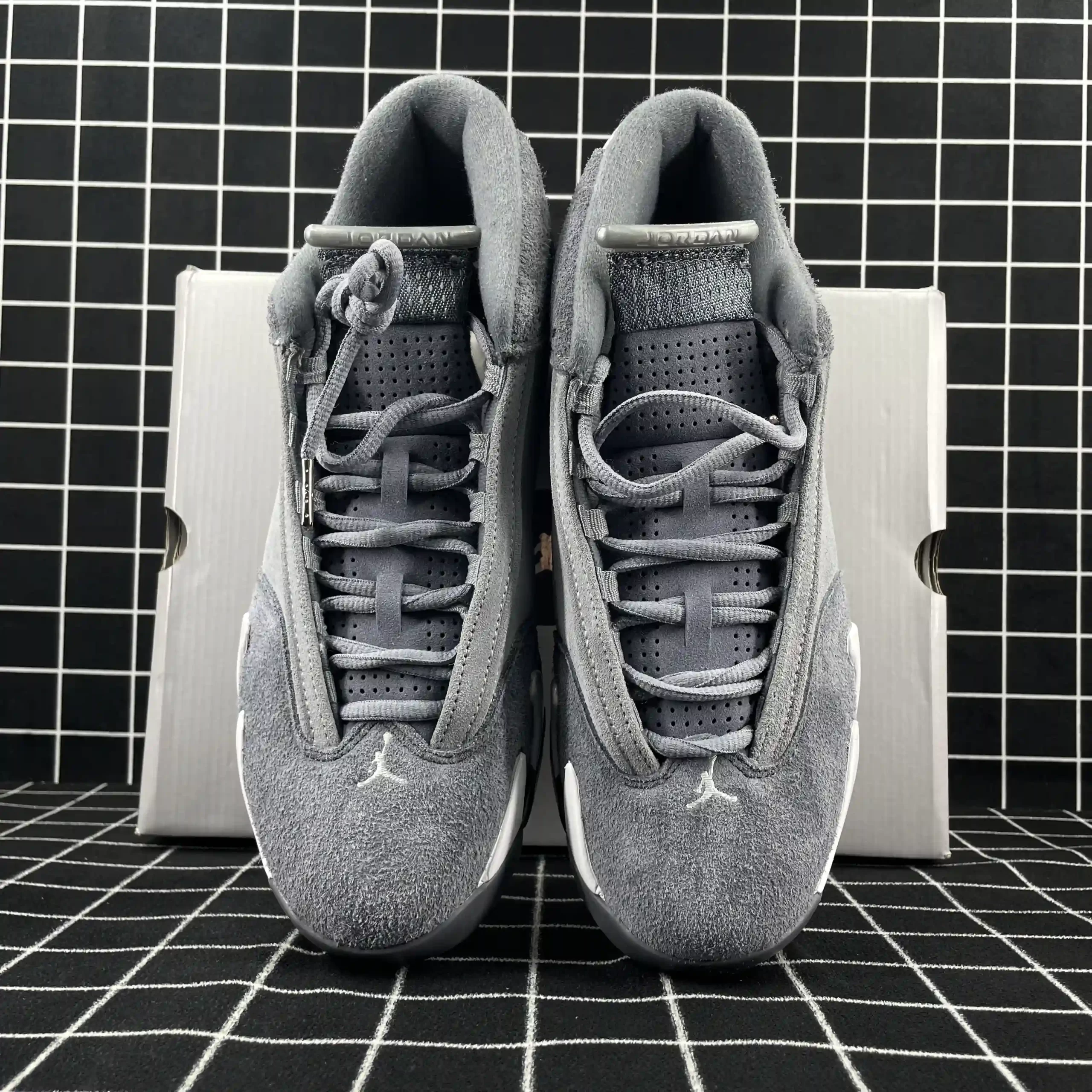 Jordan 14 Retro Flint Grey Replica