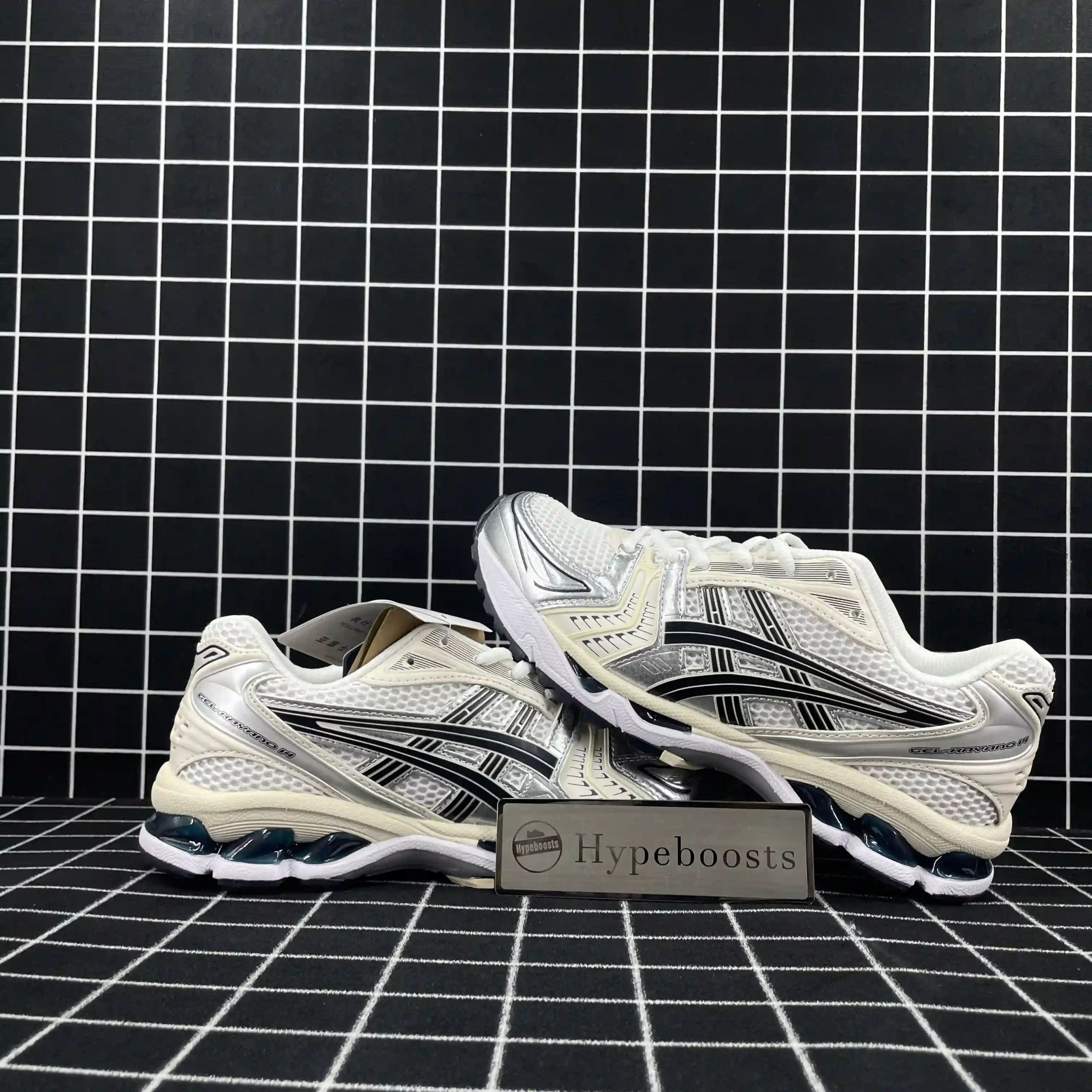 As*ic*s gel kayano 14 white midnight