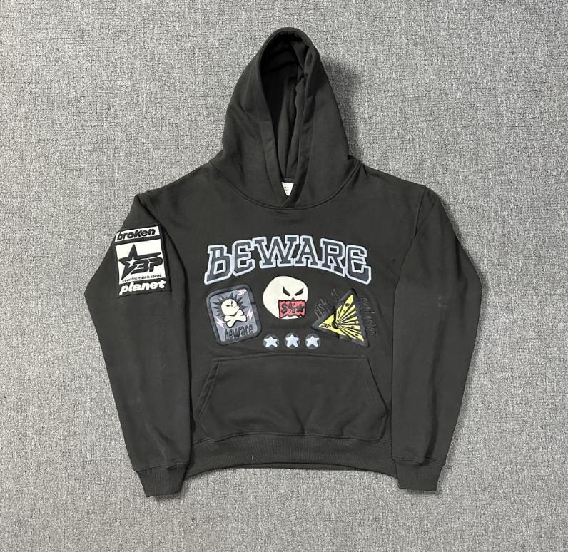 Broken Planet Puff Print Hoodie 1