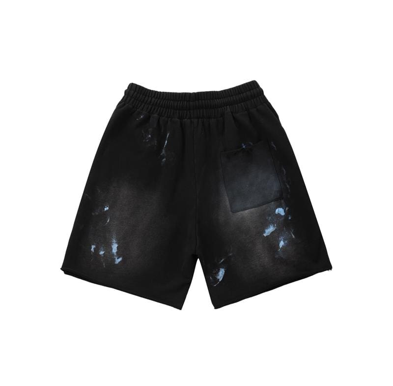 sssaint L**is 2024ss hand-made paint-splashing shorts