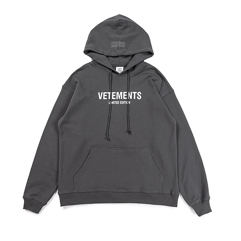 Vetements Express Letter Print Hoodie