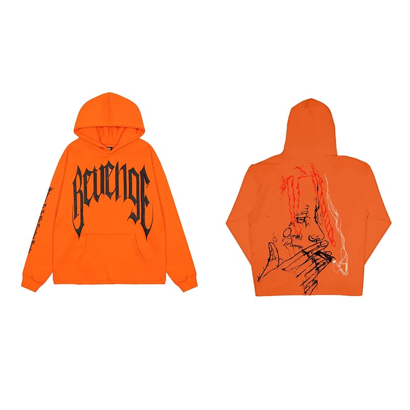 Revenge Keel Smoke Skull Hoodie 2