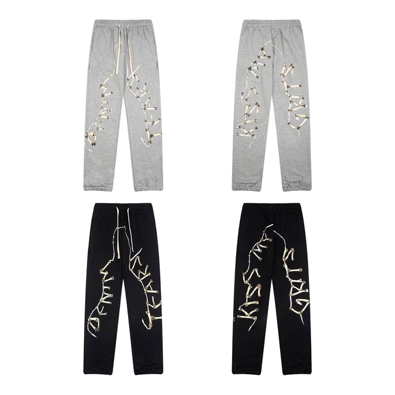 Denim Tears Skeleton Letter Print Pants