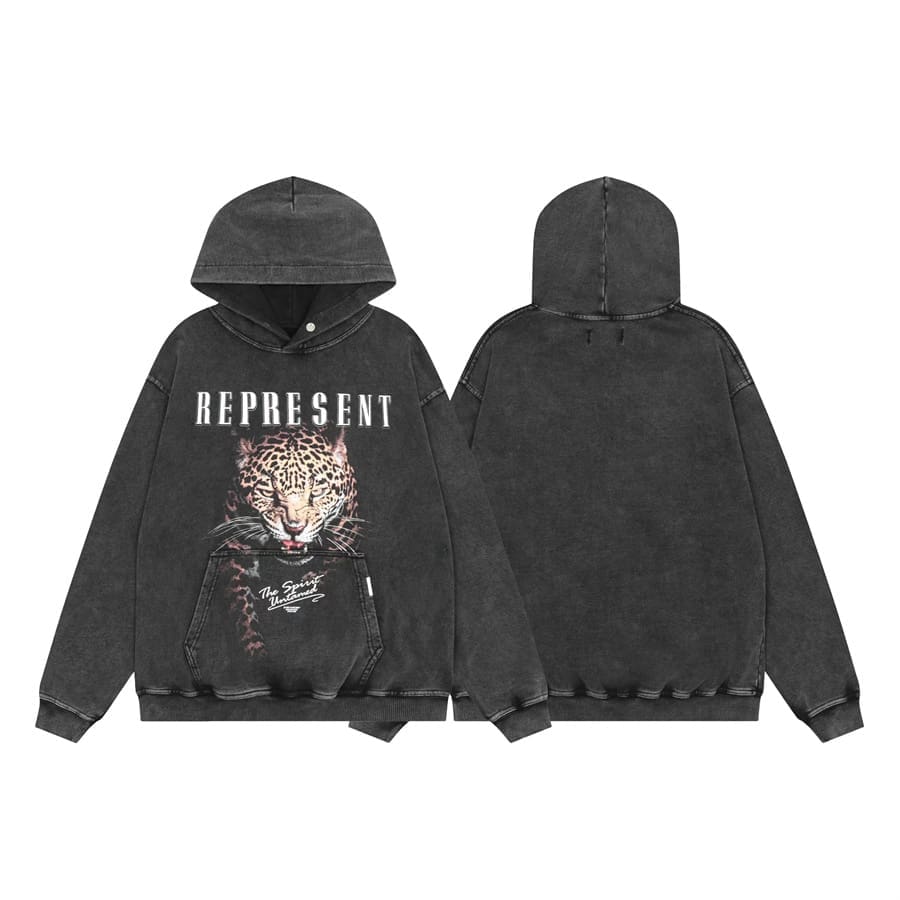 Represent Vintage Washed Doberman Pinscher Hoodie