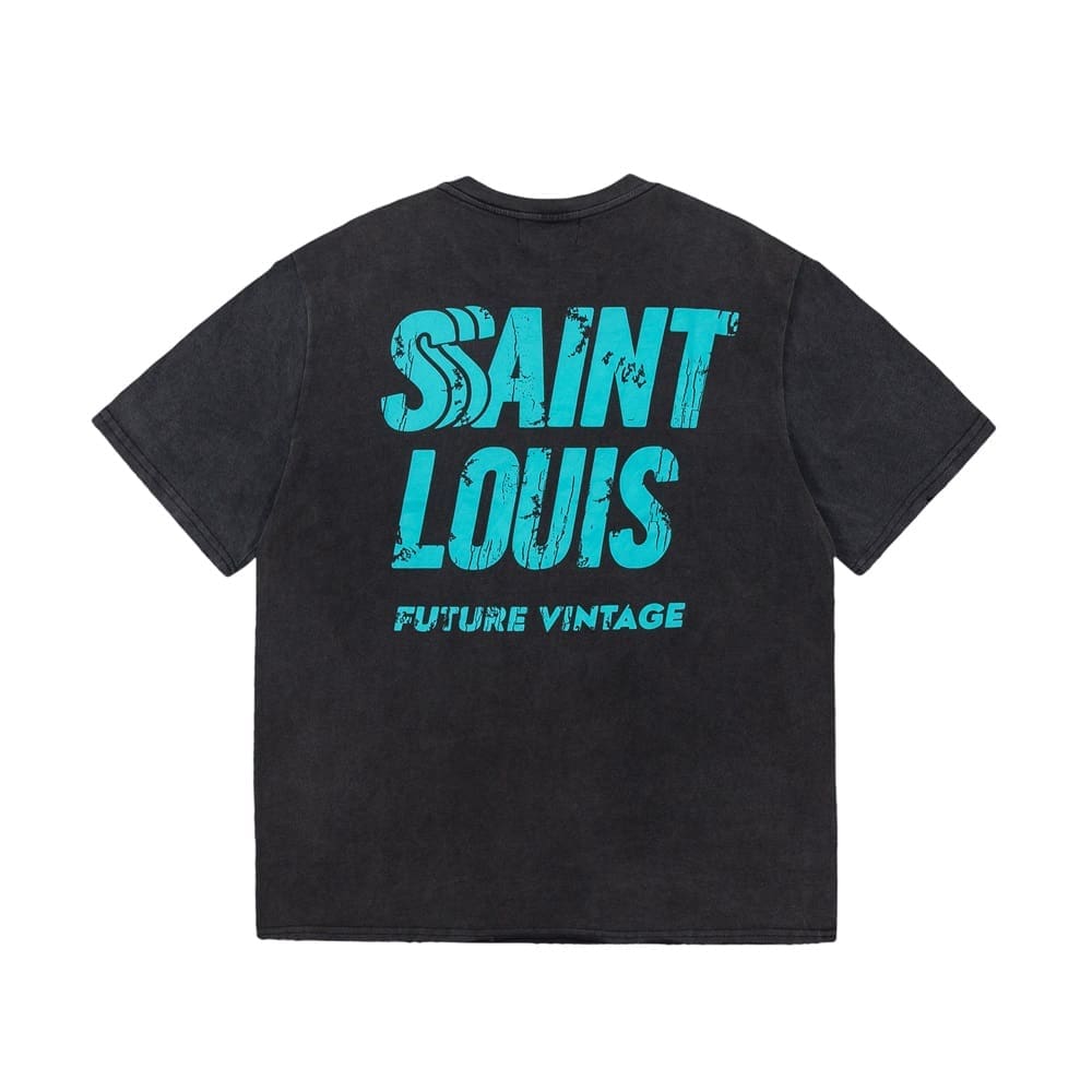 sssaint L**is hand-made dirty splash ink tee