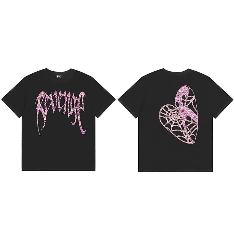 Revenge Rhinestone Palm Tee